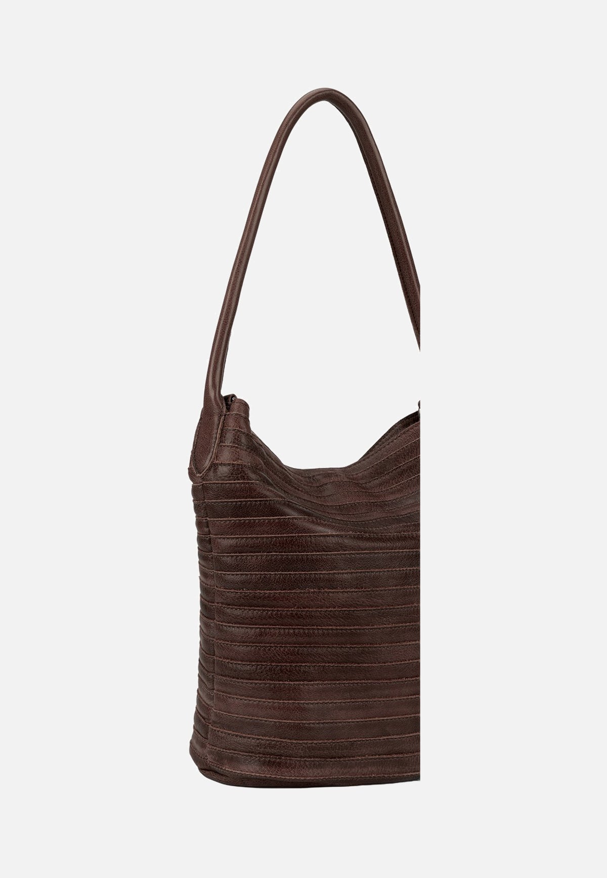 Fredsbruder My Love Bucket Hobo Dark Choco Brown Hobo Bag