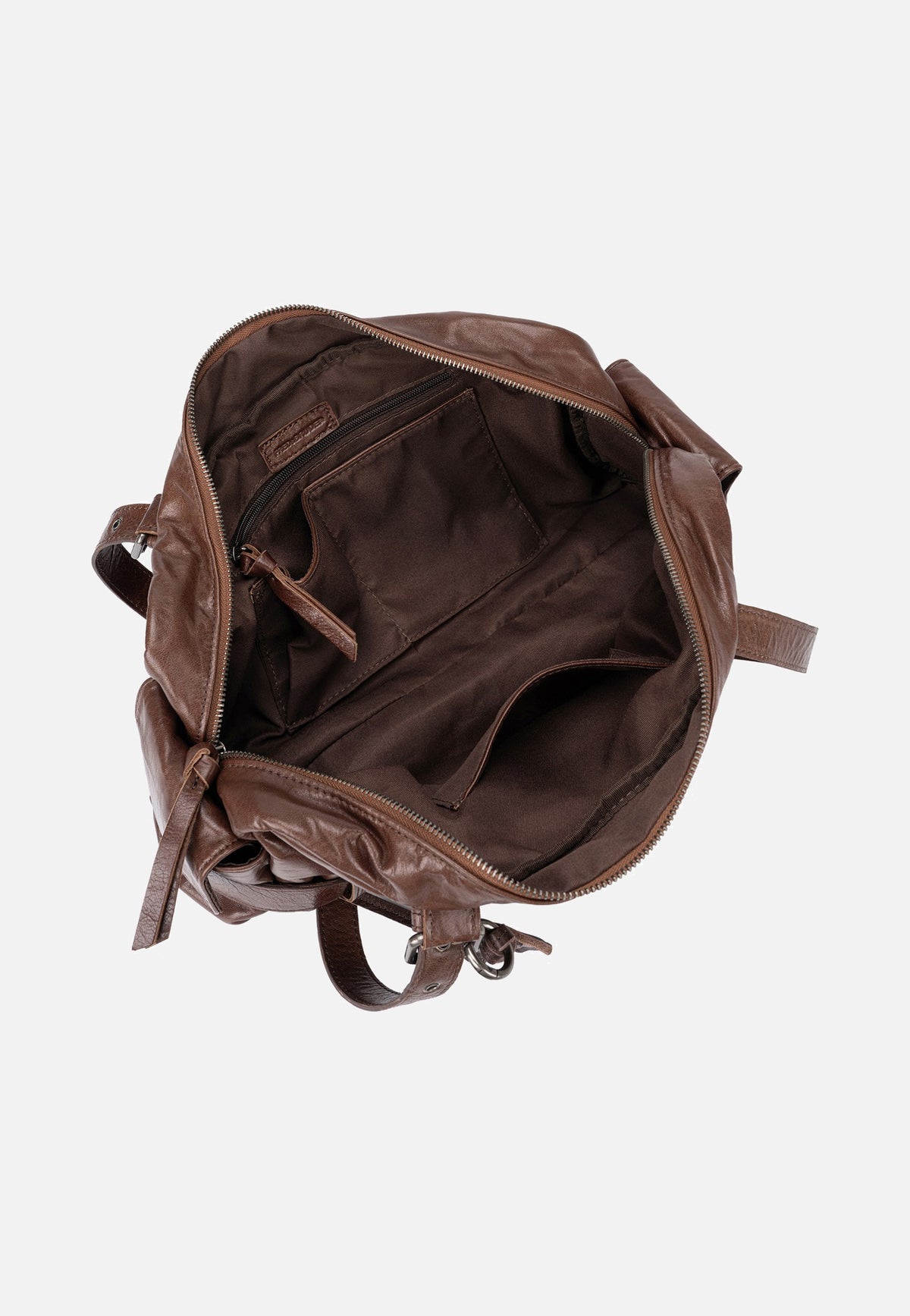 Fredsbruder Perferctly Imperfect Handbag Dark Caramel Schultertasche