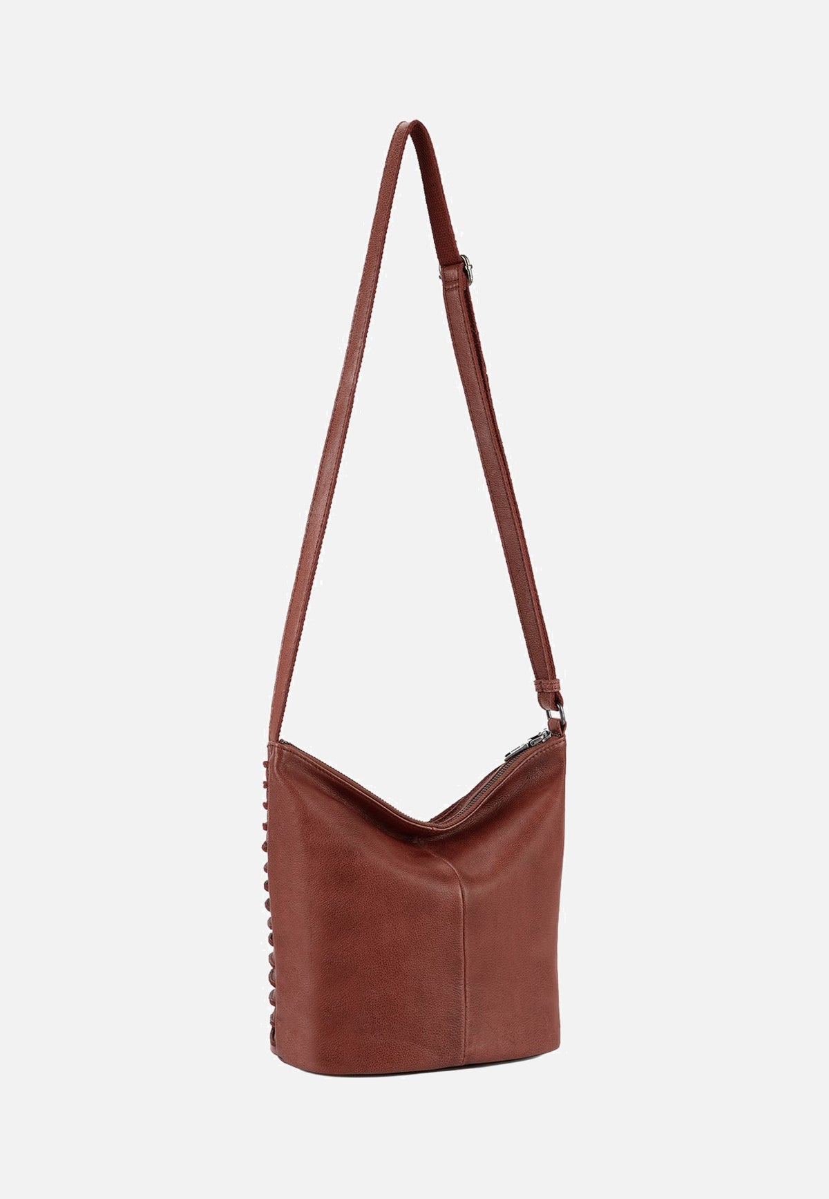 Fredsbruder Riffelinchen 927R Burned Sandalwood Crossbody Bag
