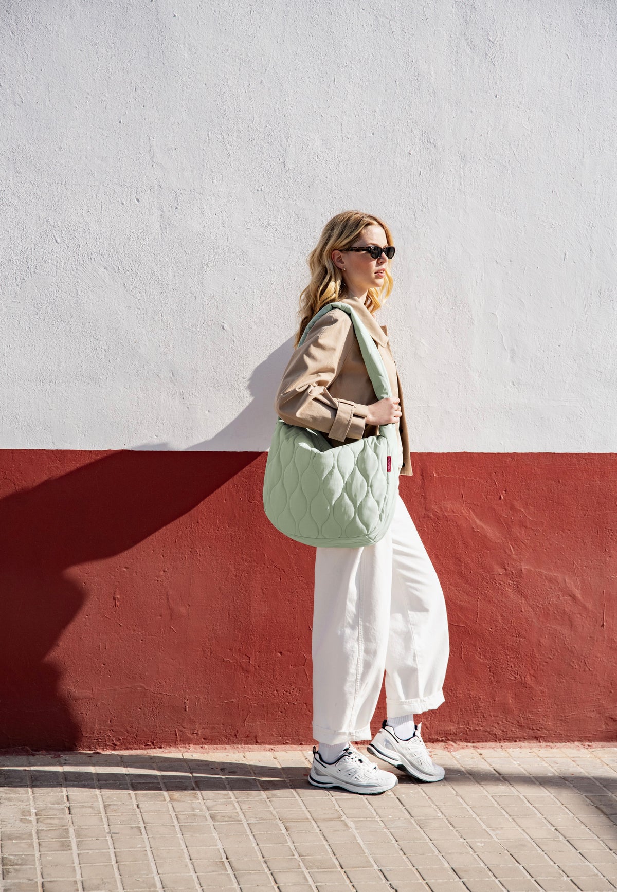 reisenthel Moonbag Puffer Iced Matcha Hobo Bag