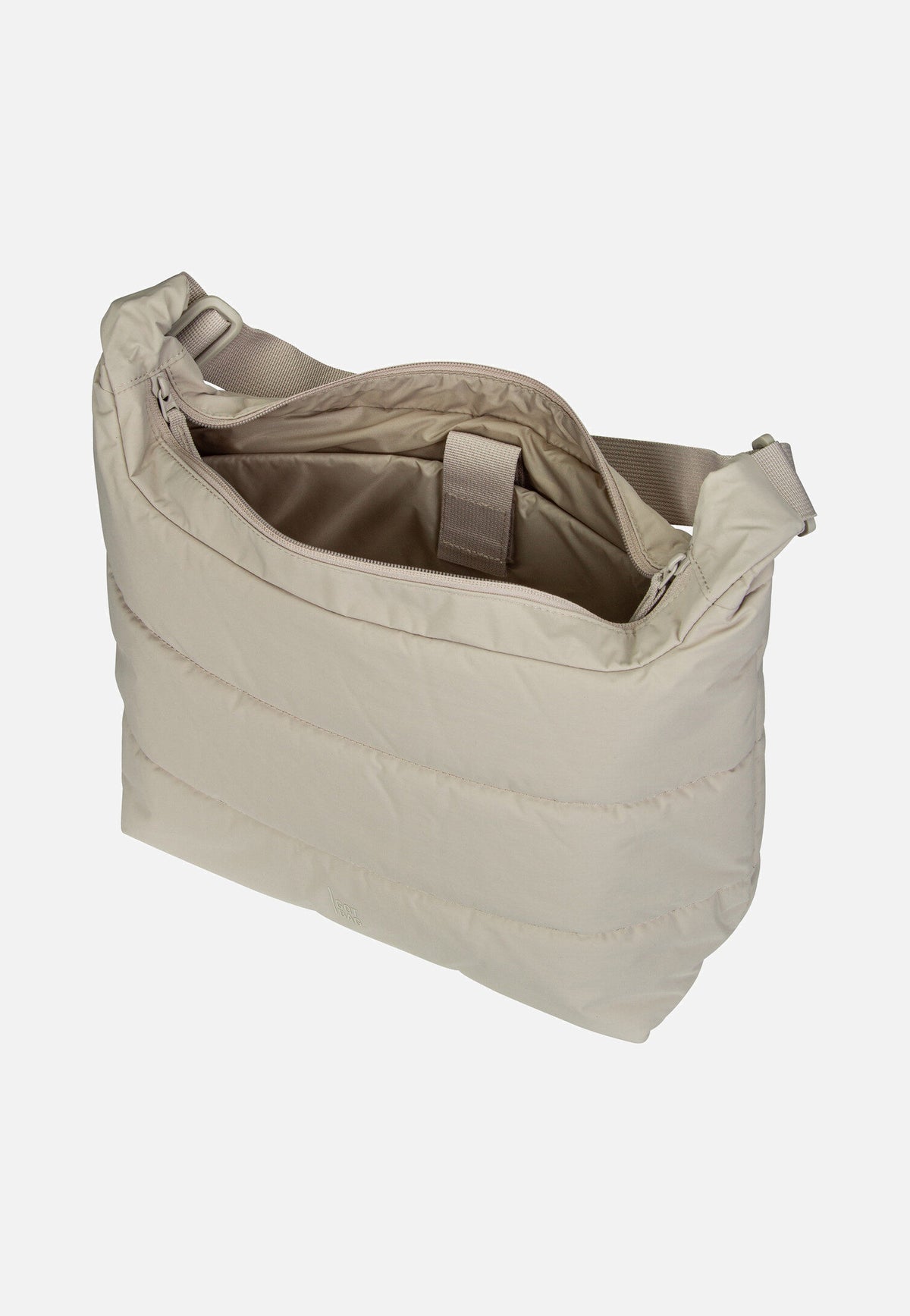 GOT BAG Puffer Square Bag Large Monochrome Scallop Hobo Bag