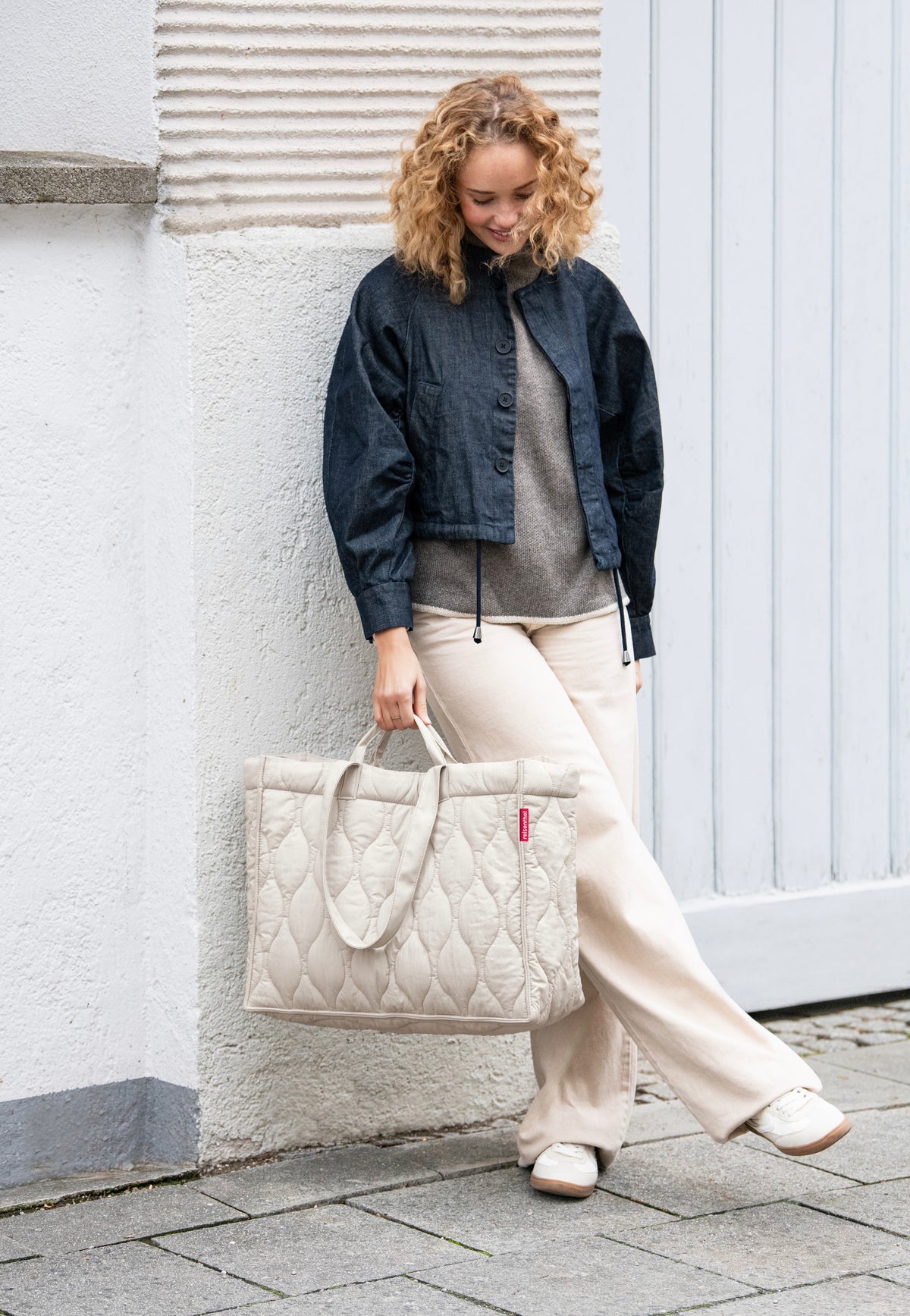 reisenthel Softshopper Puffer Stone Shopper