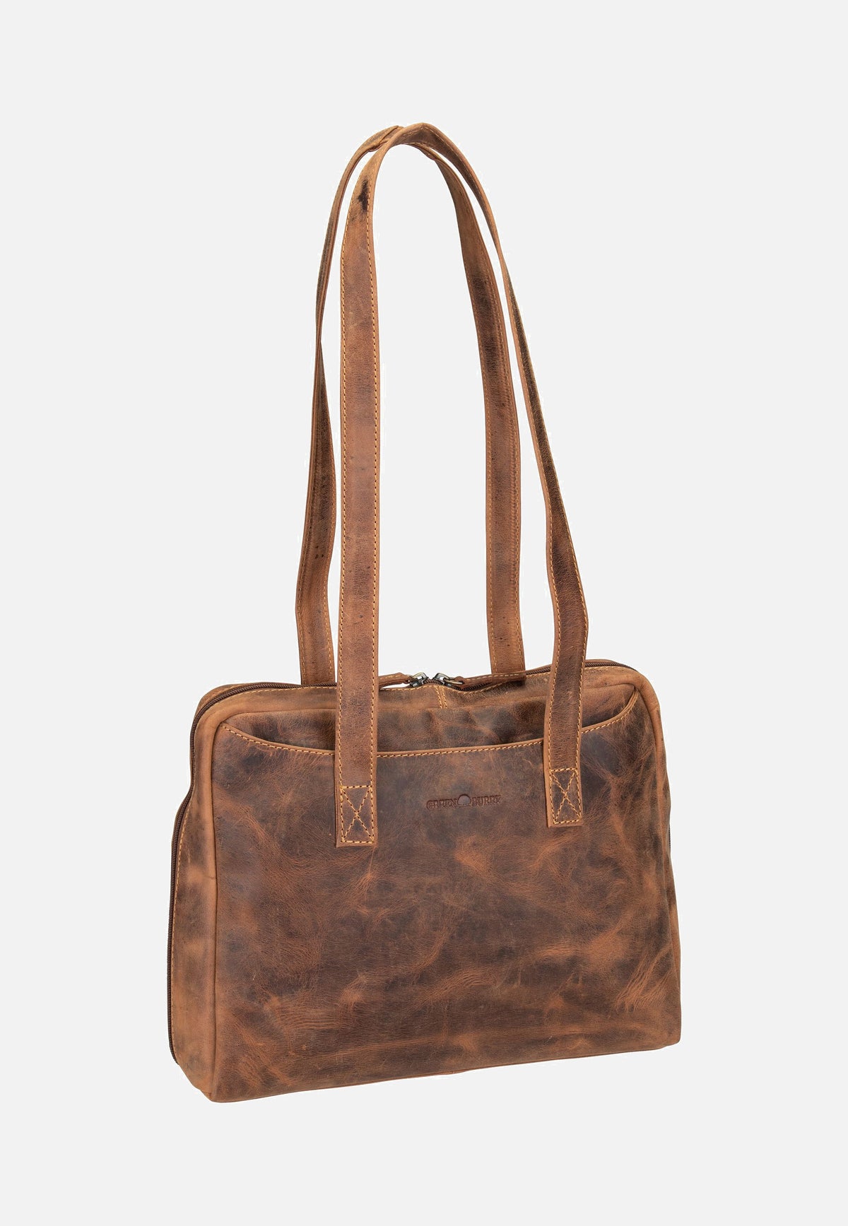 Greenburry Vintage 1535 Sattelbraun Shopper