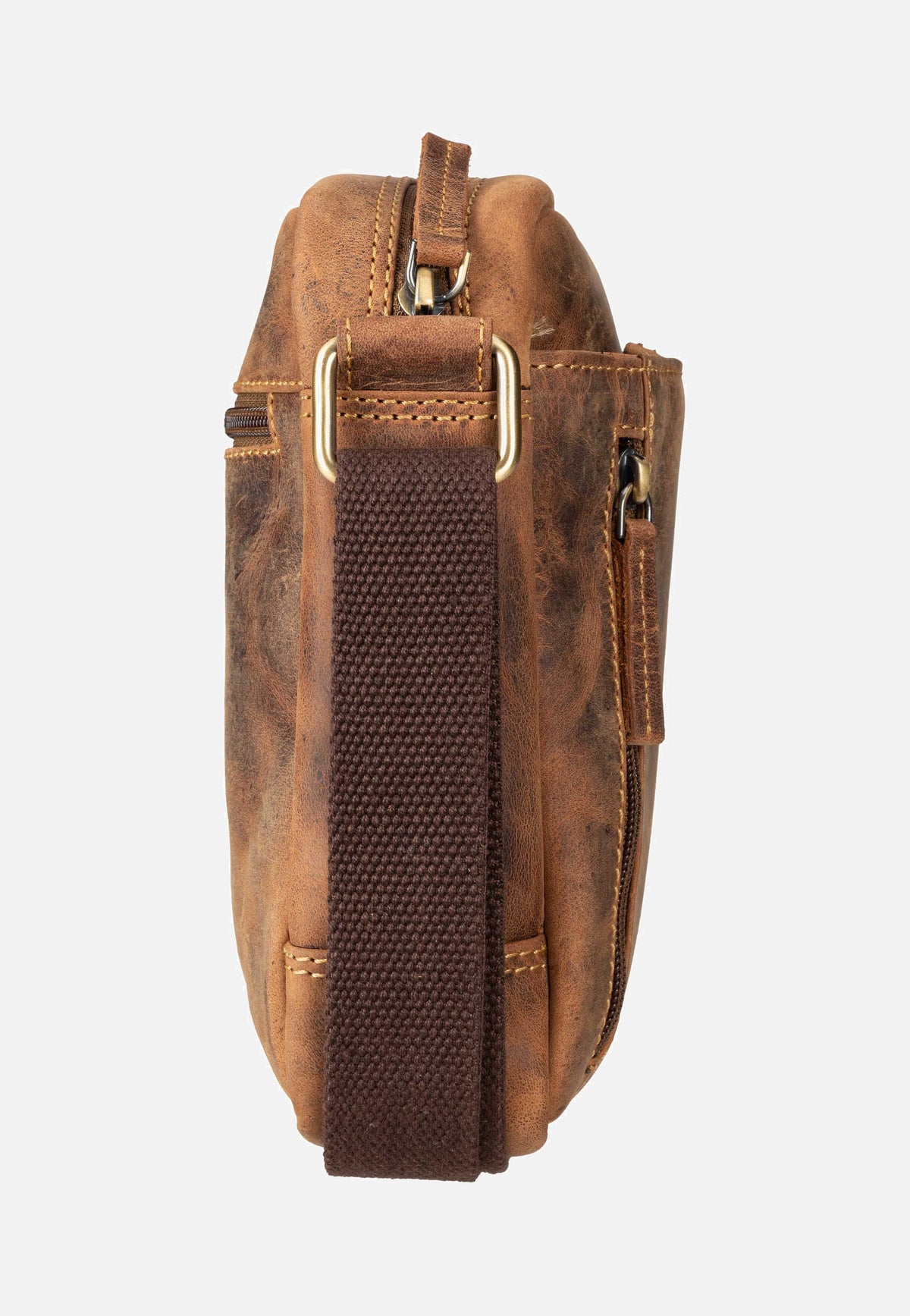 Greenburry Vintage 1556 Sattelbraun Crossbody Bag