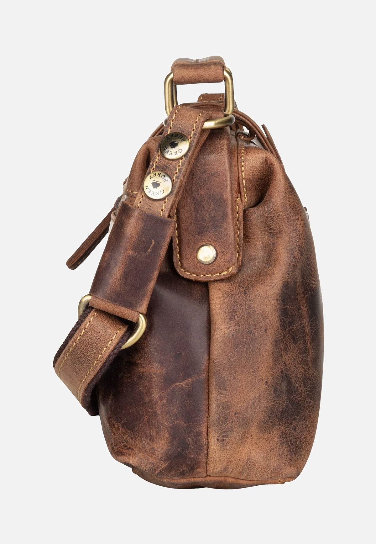 Greenburry Vintage 1584S Sattelbraun Handle Bag