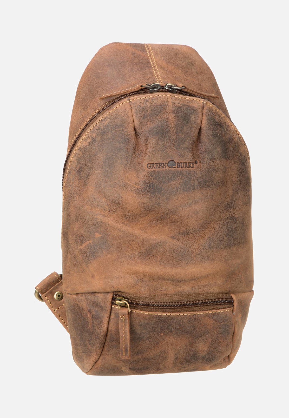 Greenburry Vintage 1612A Sattelbraun Sling Bag