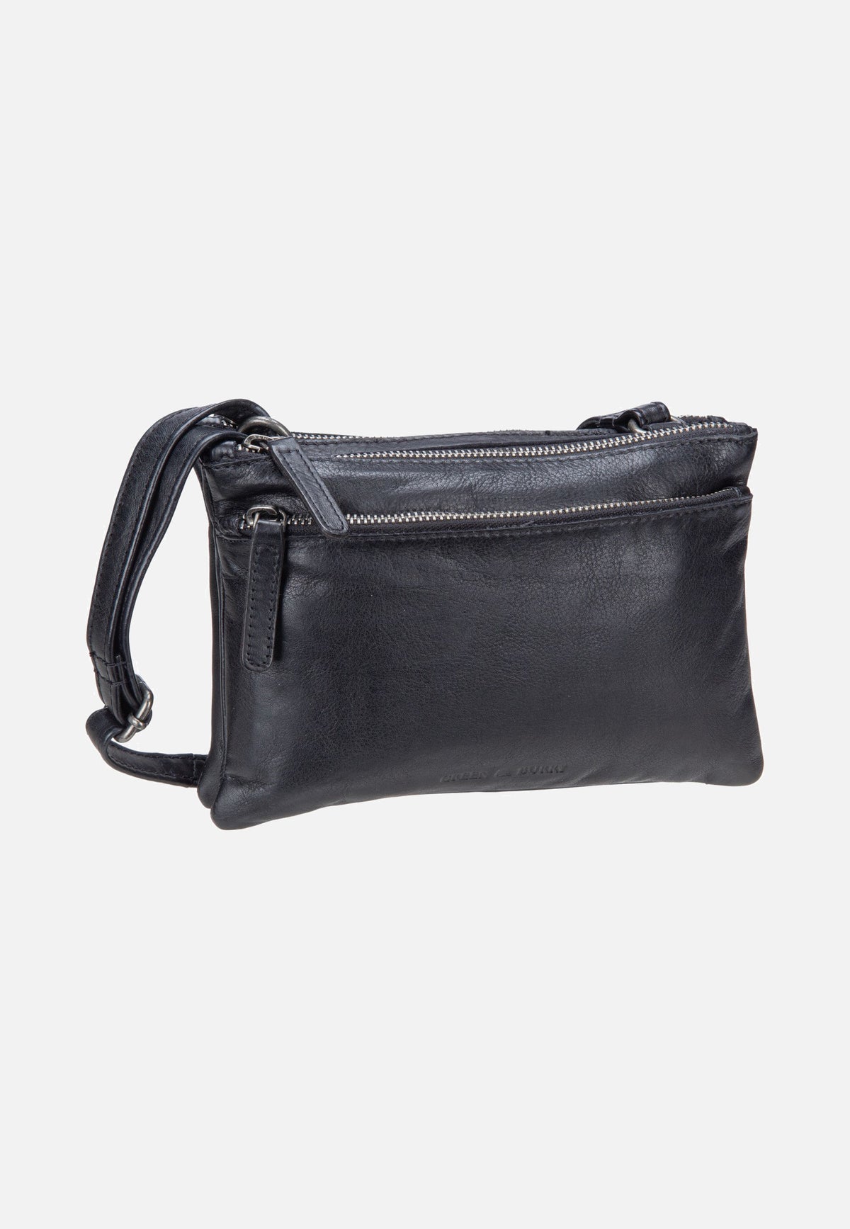 Greenburry Colombiana Rv 3 Zip Small Black Umhängetasche