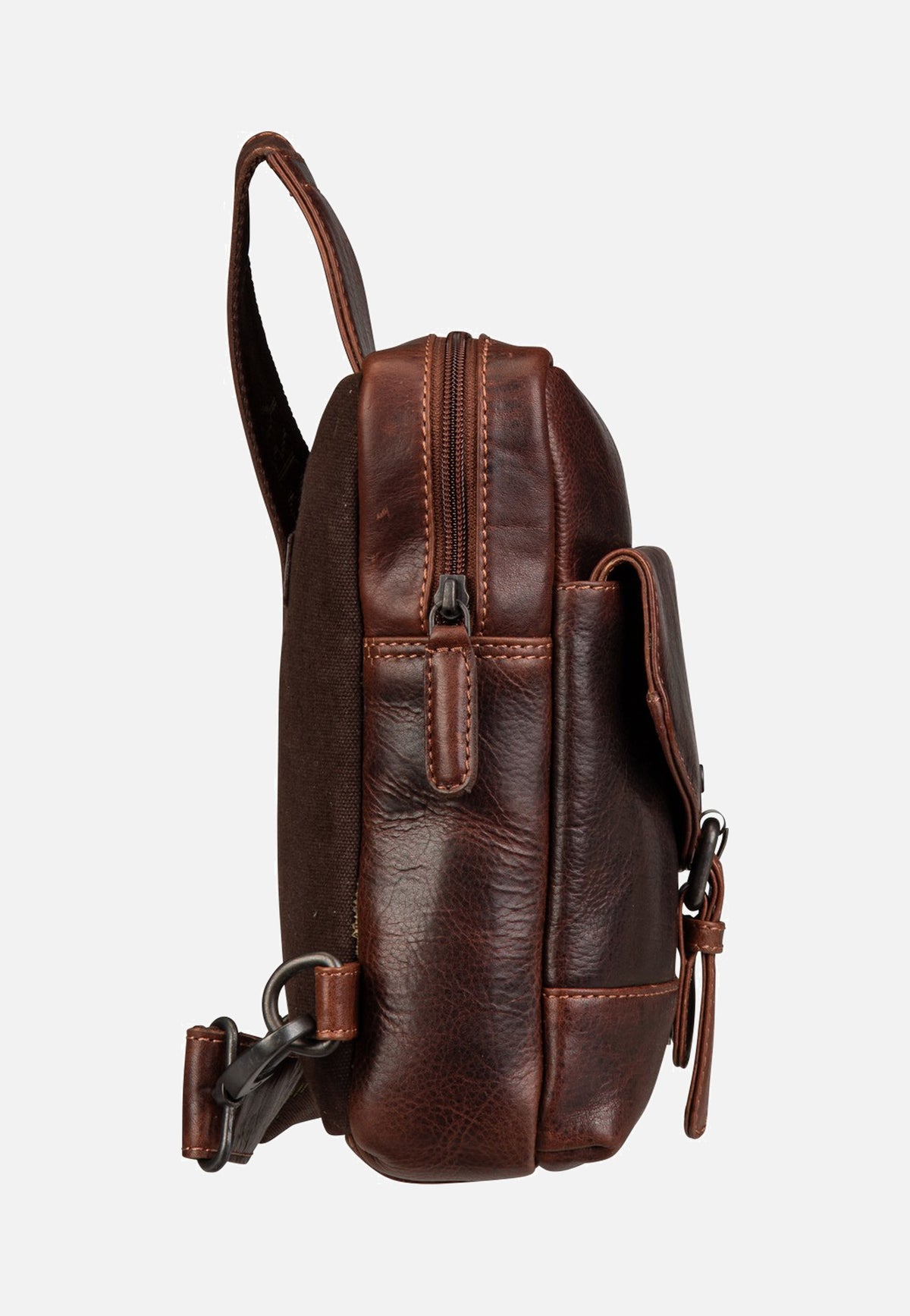 Greenburry Rugged Body-Crossover Bag III Teak Brown Sling Bag