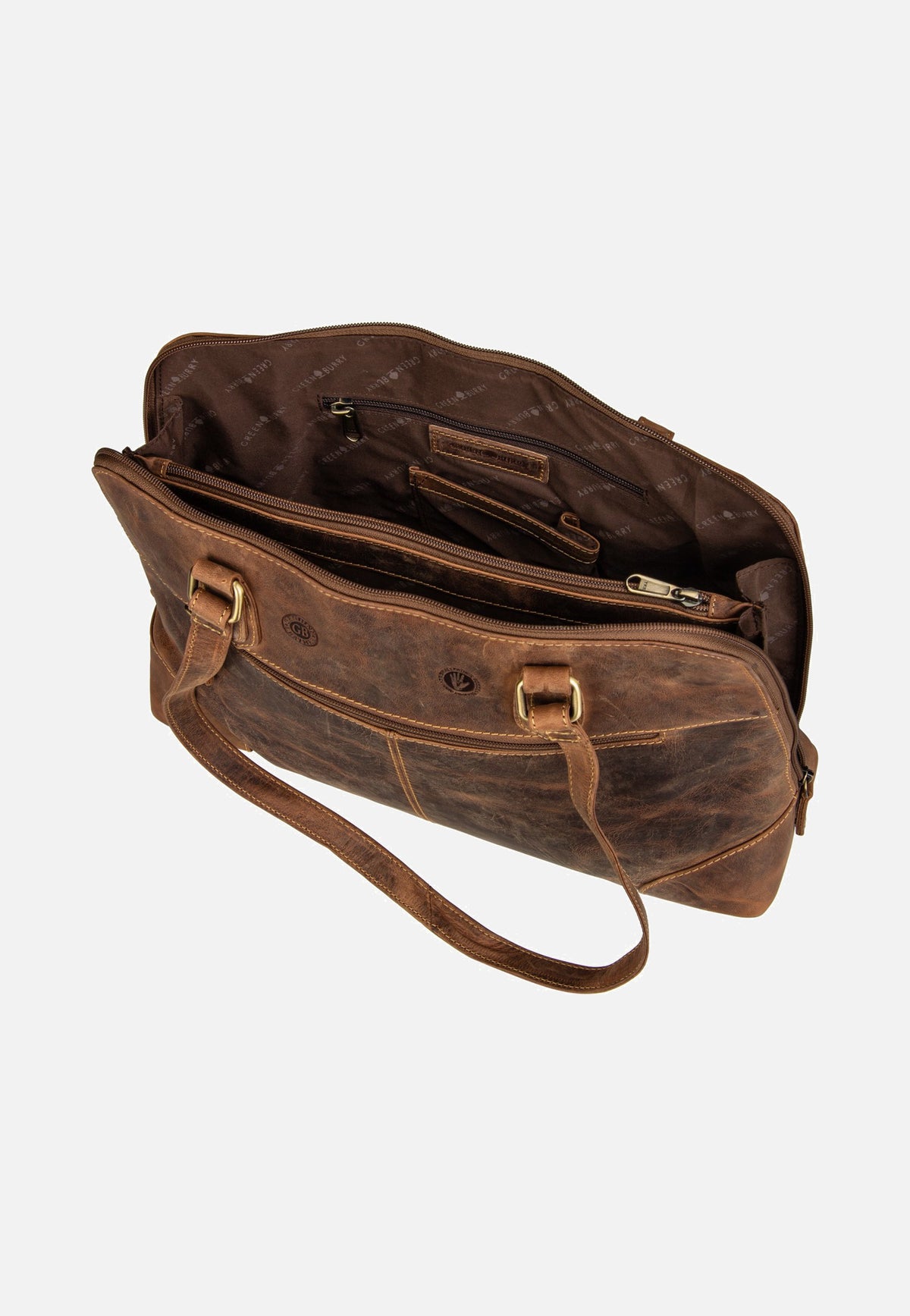 Greenburry Vintage Rv-Shopper A4 Sattelbraun Shopper