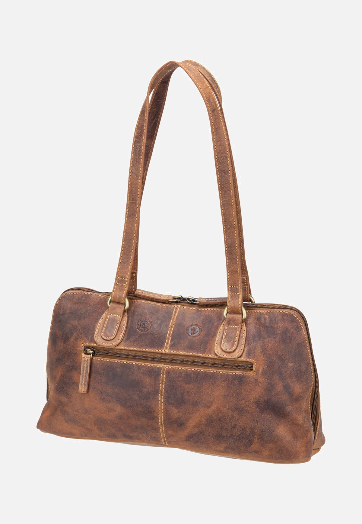 Greenburry Vintage Rv-Shopper Small Sattelbraun Einkaufstasche