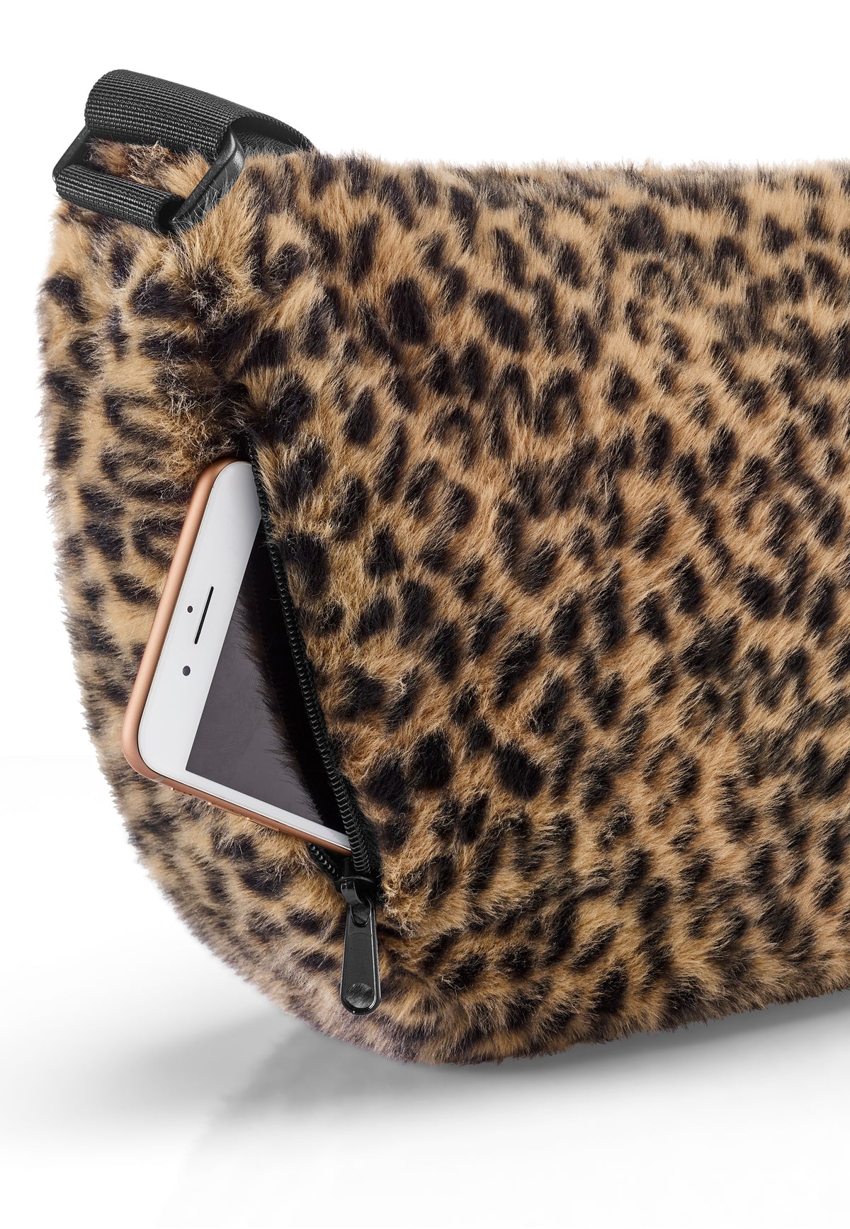 reisenthel Moonbag S Leo Fake Fur Sling Bag
