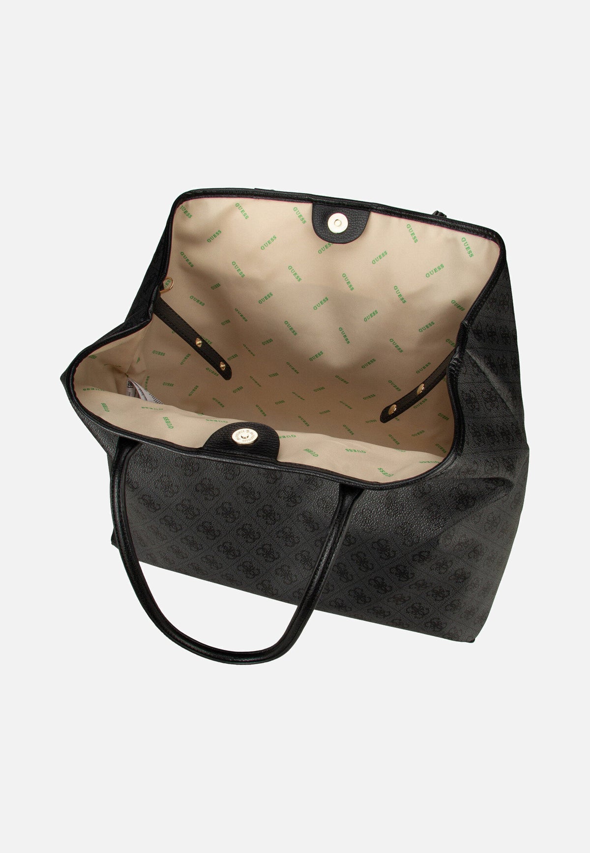 Guess Eco Victtoria 2in1 Coal Logo Shopper