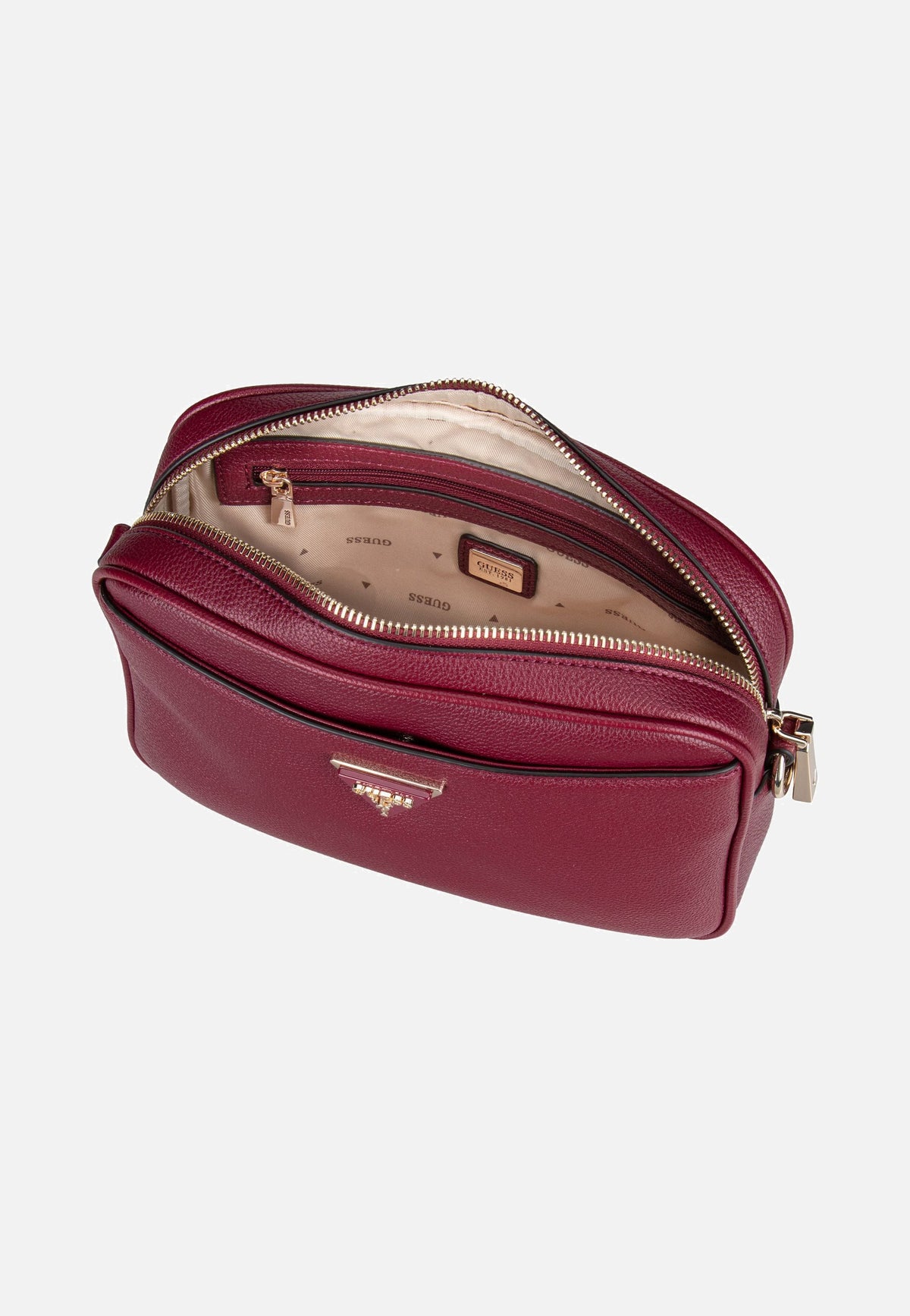 Guess Meridian 2 Camera Bag 74140 Wine Crossbody Bag