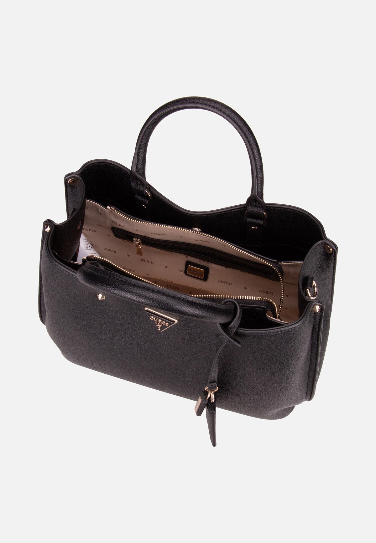 Guess Meridian II Girlfriend SAT 74060 Black Tote Bag