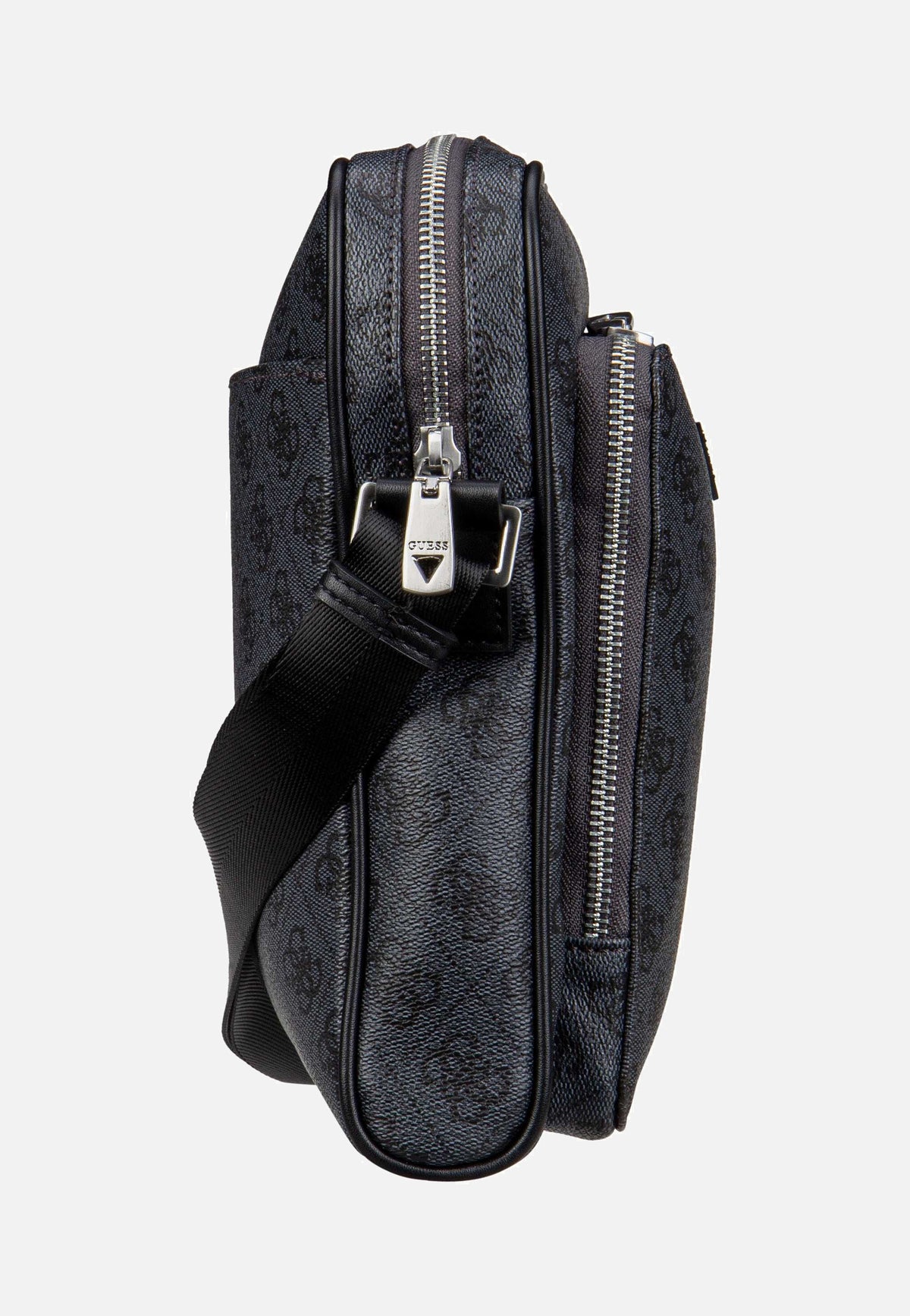 Guess Milano 4G Eco Top Zip Black Umhängetasche