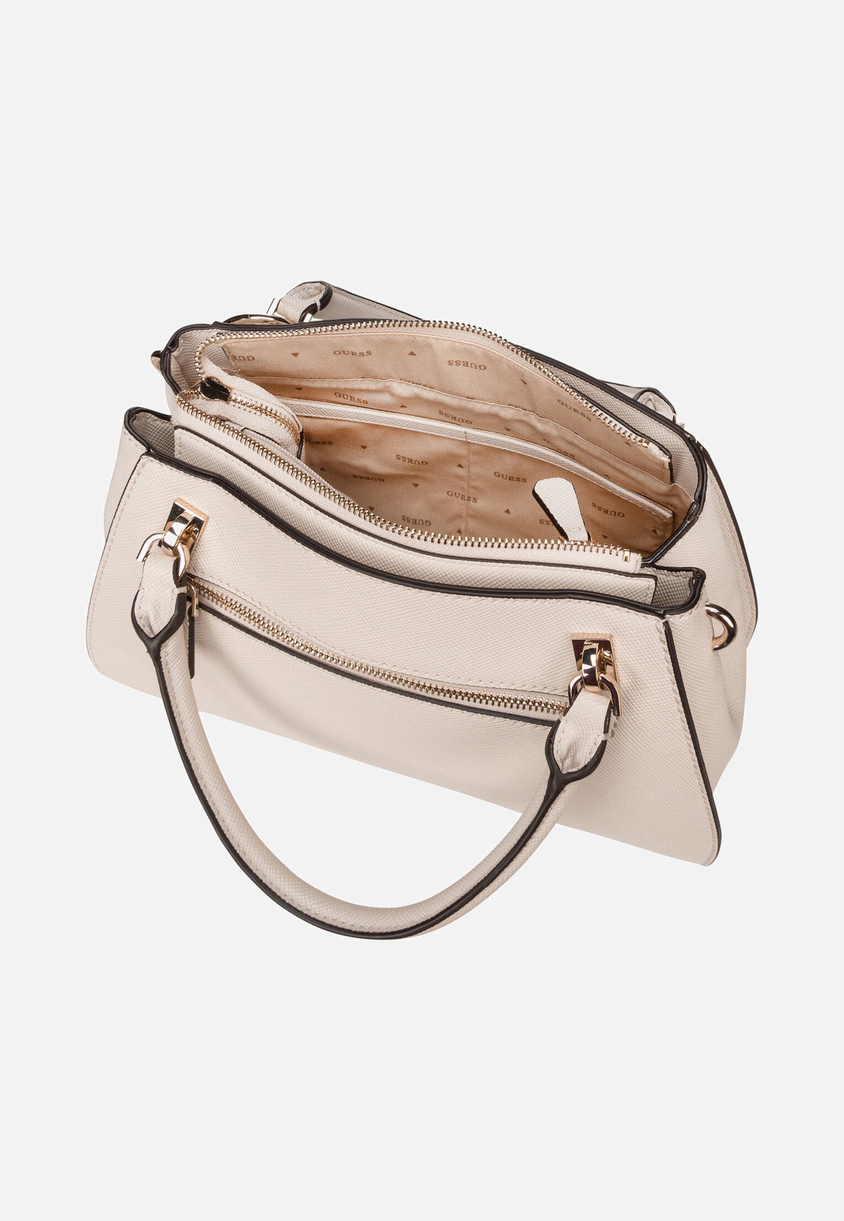 Guess Noelle II Luxury SAT 72070 Bone Henkeltasche