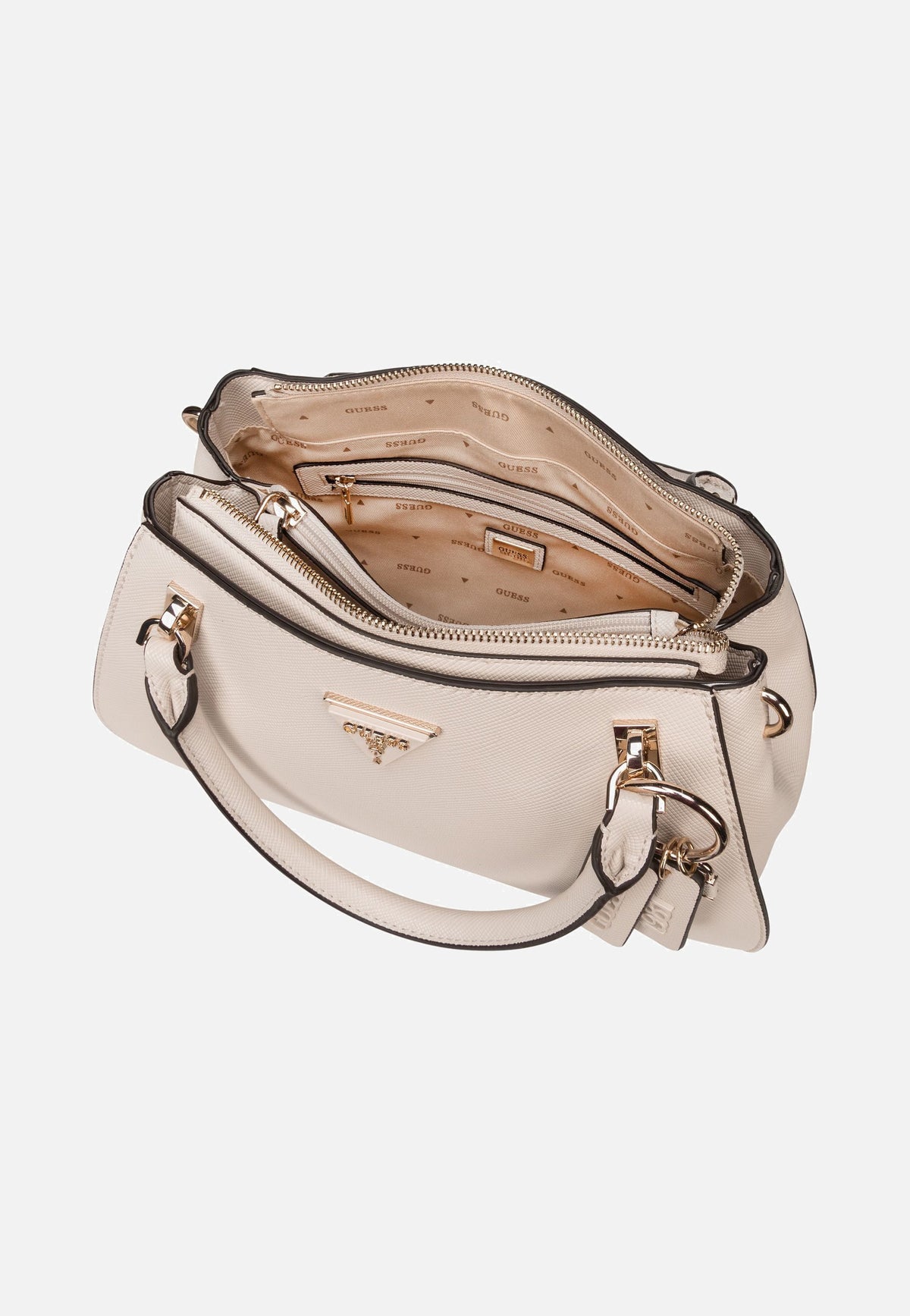 Guess Noelle II Luxury SAT 72070 Bone Henkeltasche