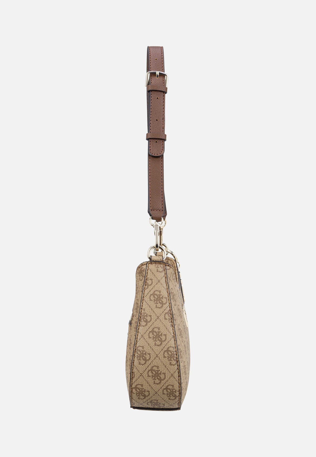 Guess Noelle II Top Zip SHB 72180 Logo Latte/Brown Abendtasche