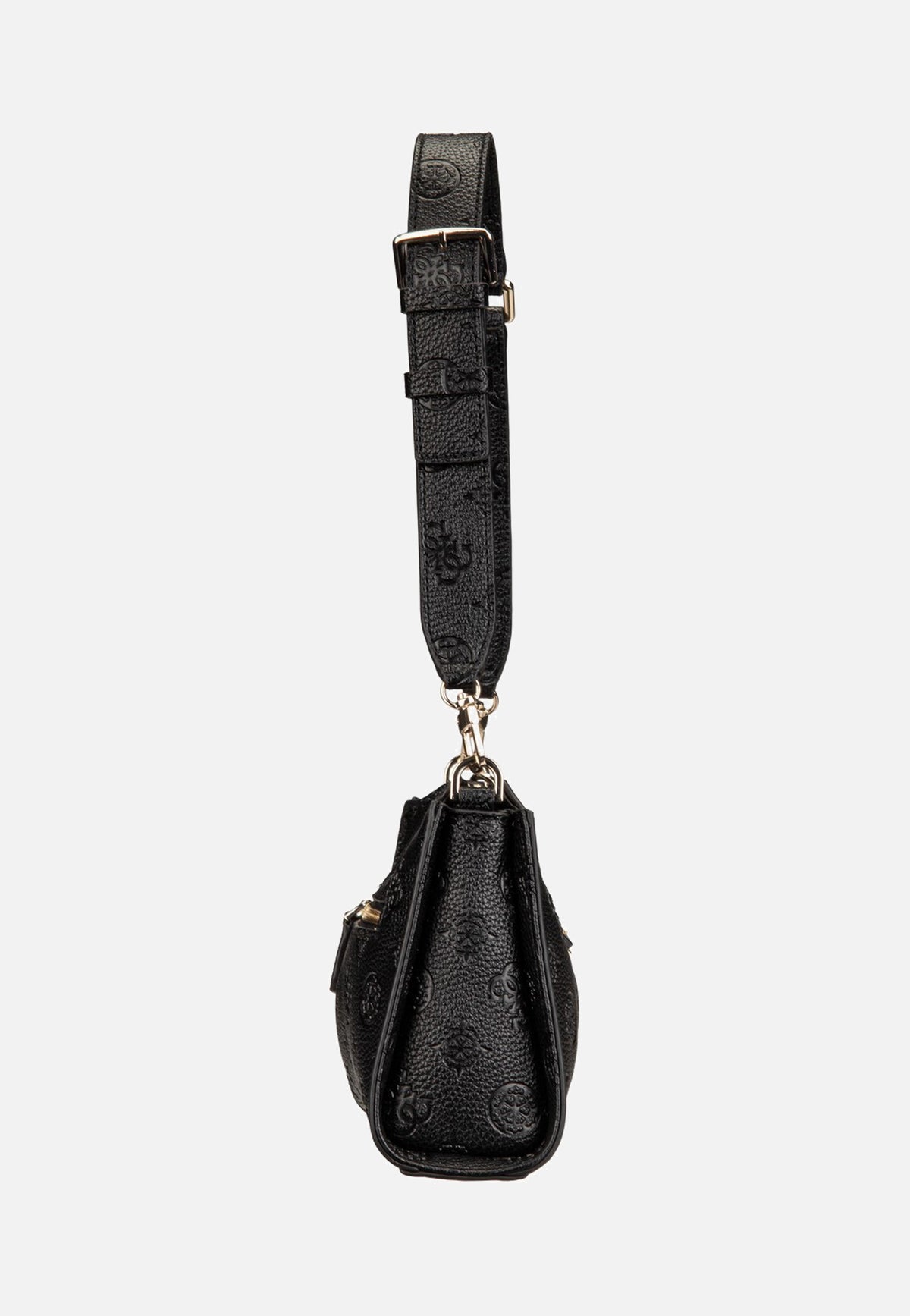 Guess Cresidia II Top Zip Shldr Black Logo Schultertasche