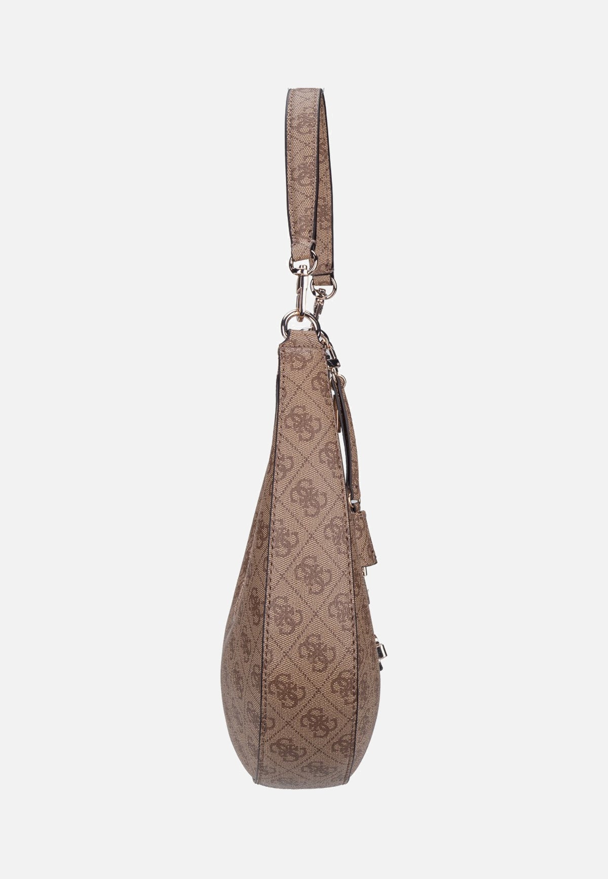 Guess Lindsey 49010 Latte Logo Hobo Bag