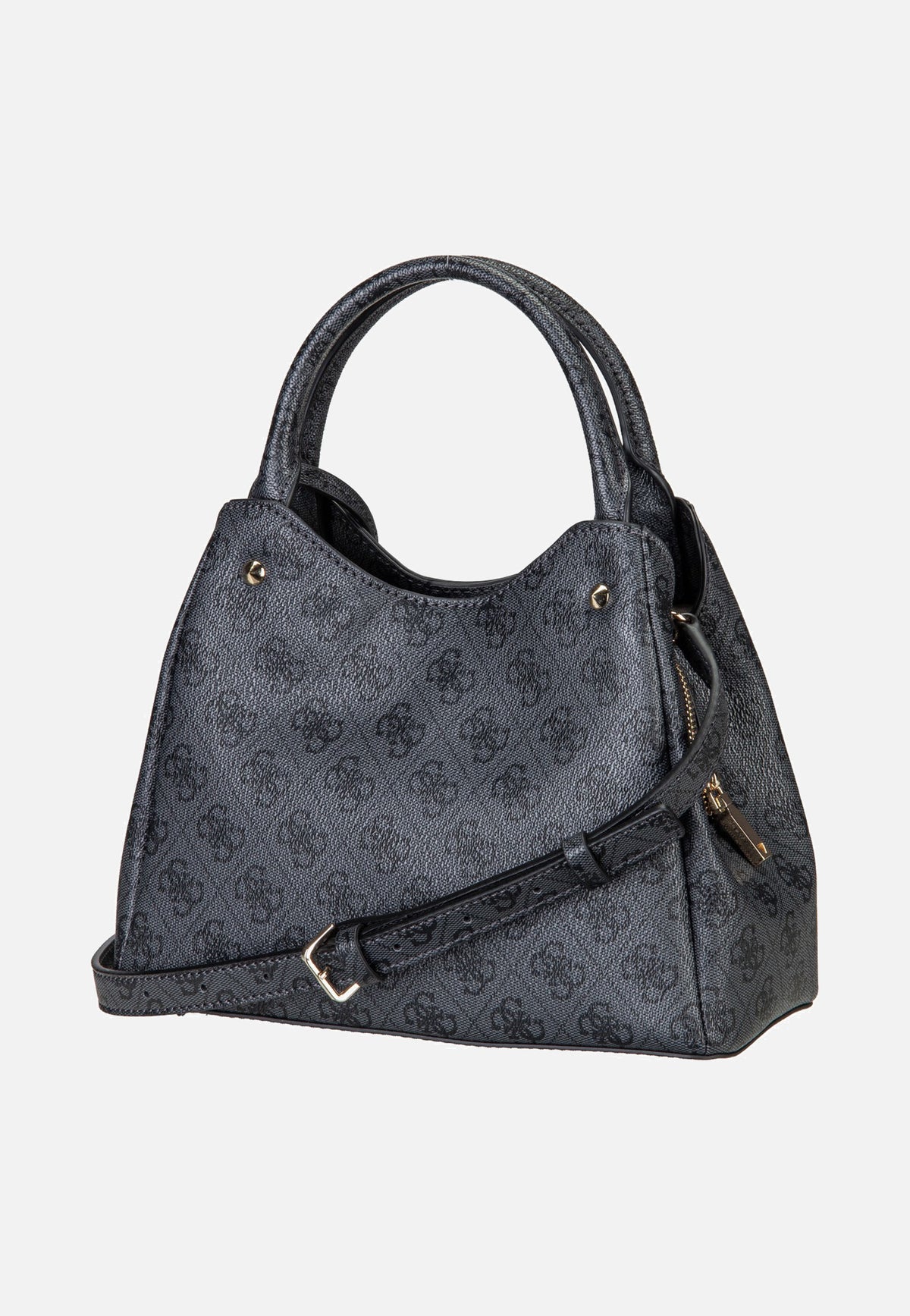 Guess Lorella Logo Small Girlfriend 84220 Coal Logo Henkeltasche