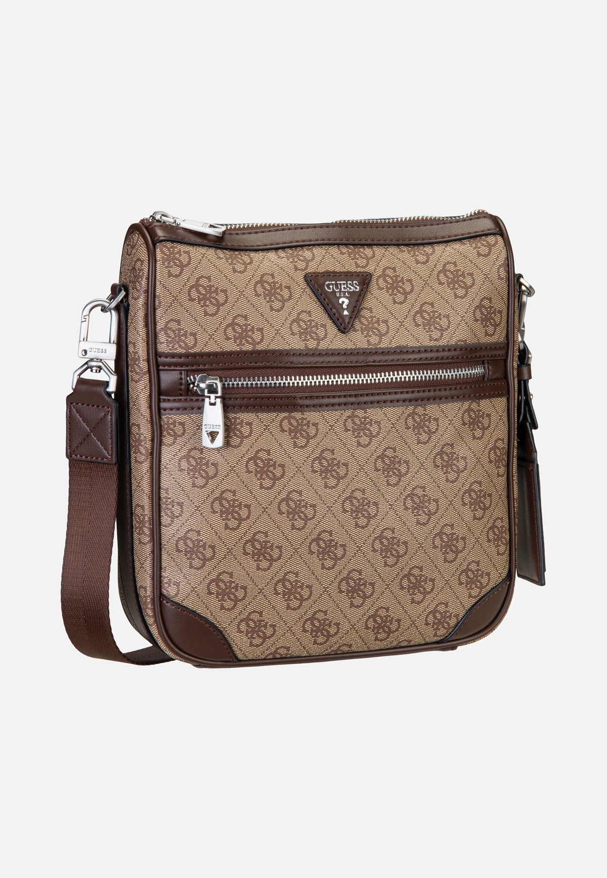 Guess Milano Crossbody 2 Beige/Cognac Crossbody Bag