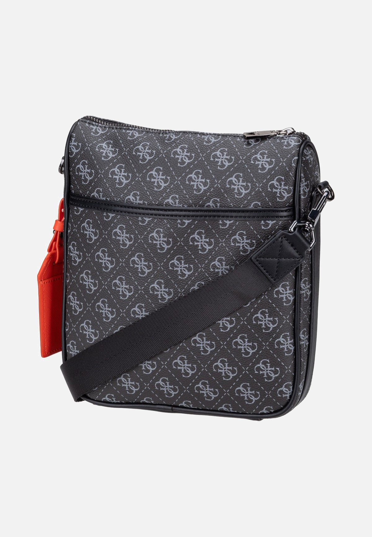 Guess Milano Vertical Crossbody 2 Dark Black Crossbody Bag
