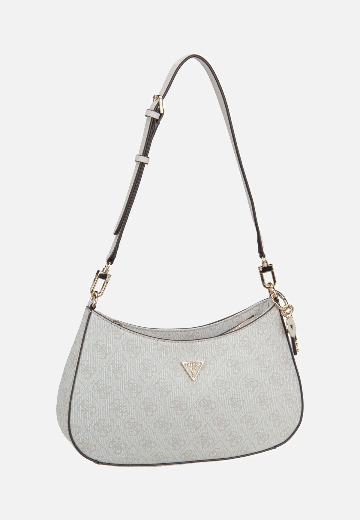 Guess Noelle II Top Zip SHB 72180 Bone Logo Abendtasche