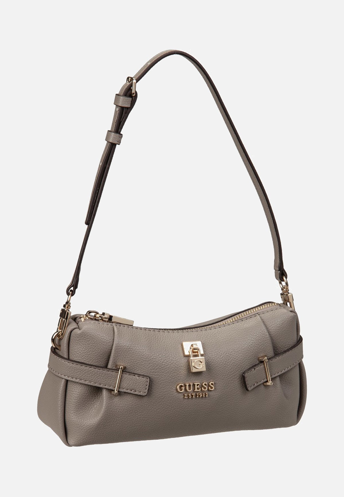 Guess Yesba Mini Top Zip Dark Taupe Schultertasche