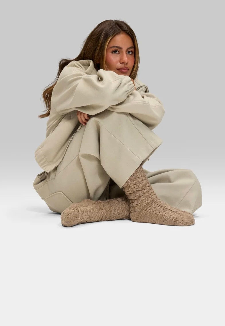 Hey Marly Cozy Home Mocha Socken
