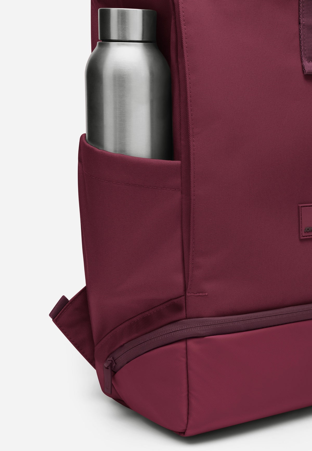 Johnny Urban Allen Large Burgundy Rolltop Rucksack