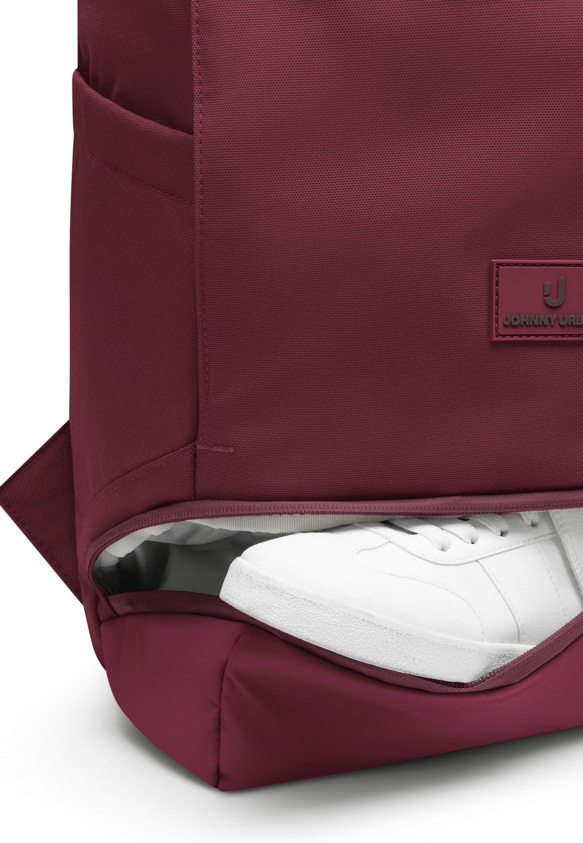 Johnny Urban Allen Large Burgundy Rolltop Rucksack