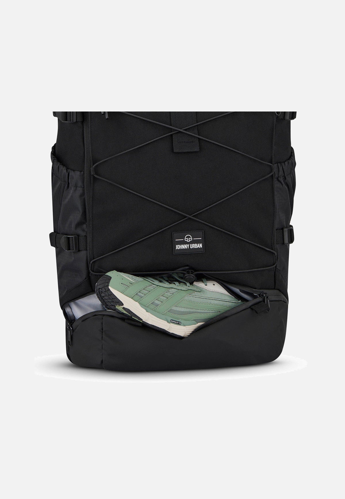 Johnny Urban Allen Large Travel Schwarz Rolltop Rucksack