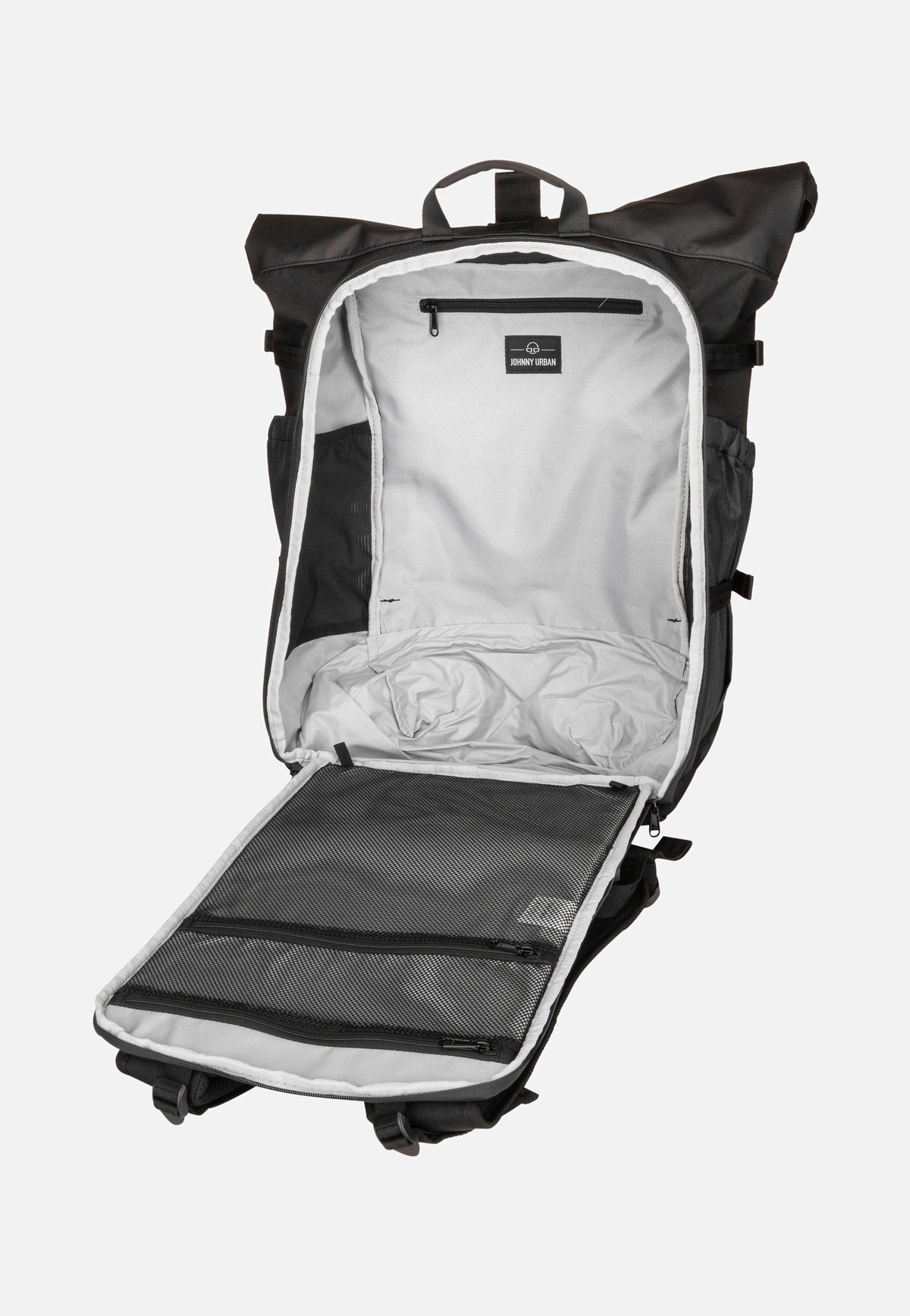 Johnny Urban Allen Large Travel Schwarz Rolltop Rucksack