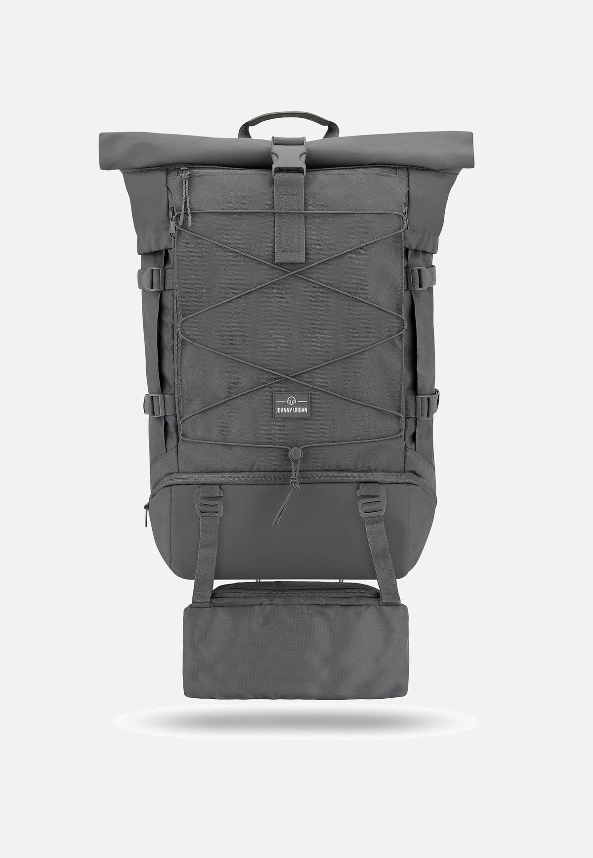 Johnny Urban Allen XL Travel Dunkelgrau Rolltop Rucksack