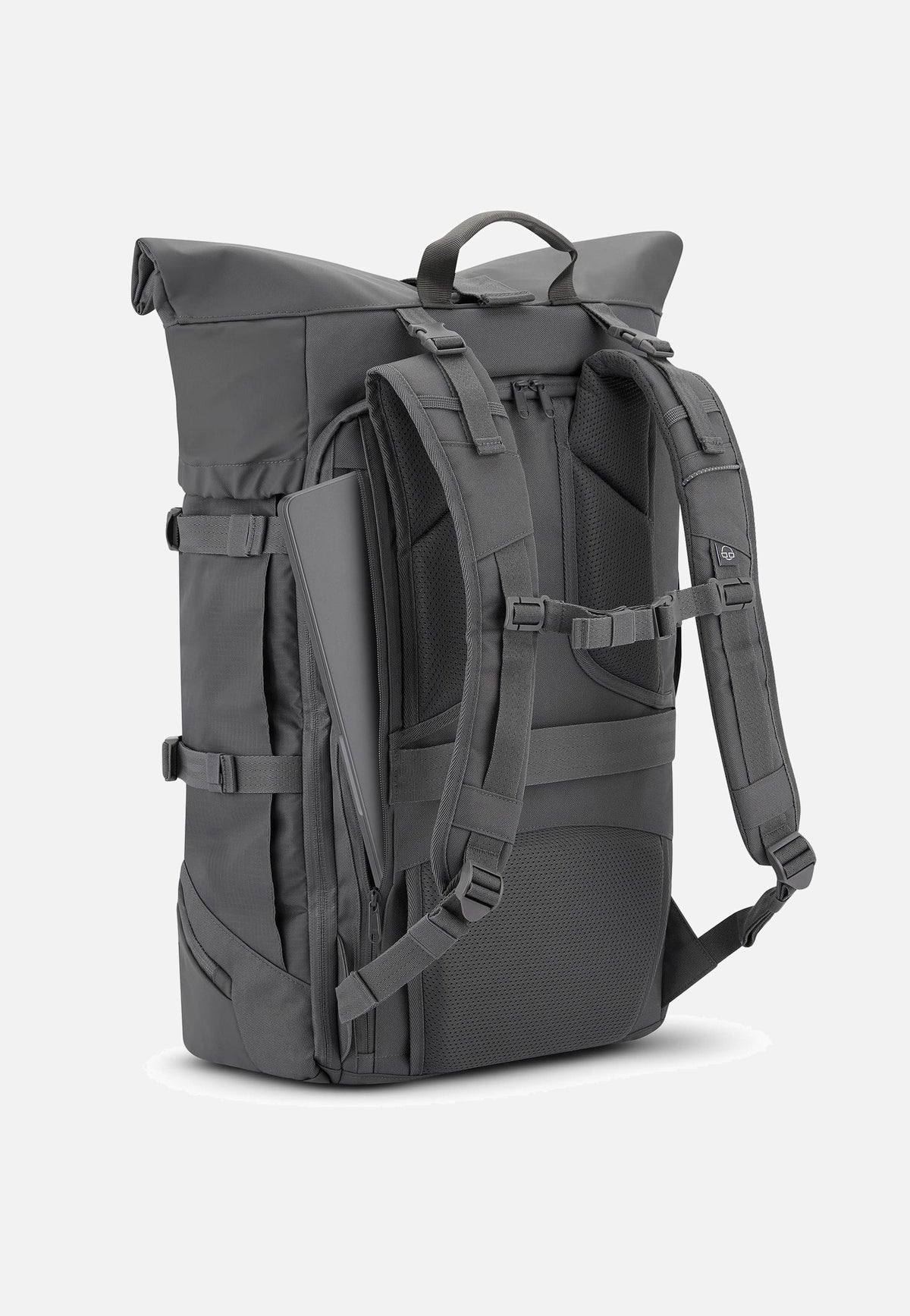 Johnny Urban Allen XL Travel Dunkelgrau Rolltop Rucksack