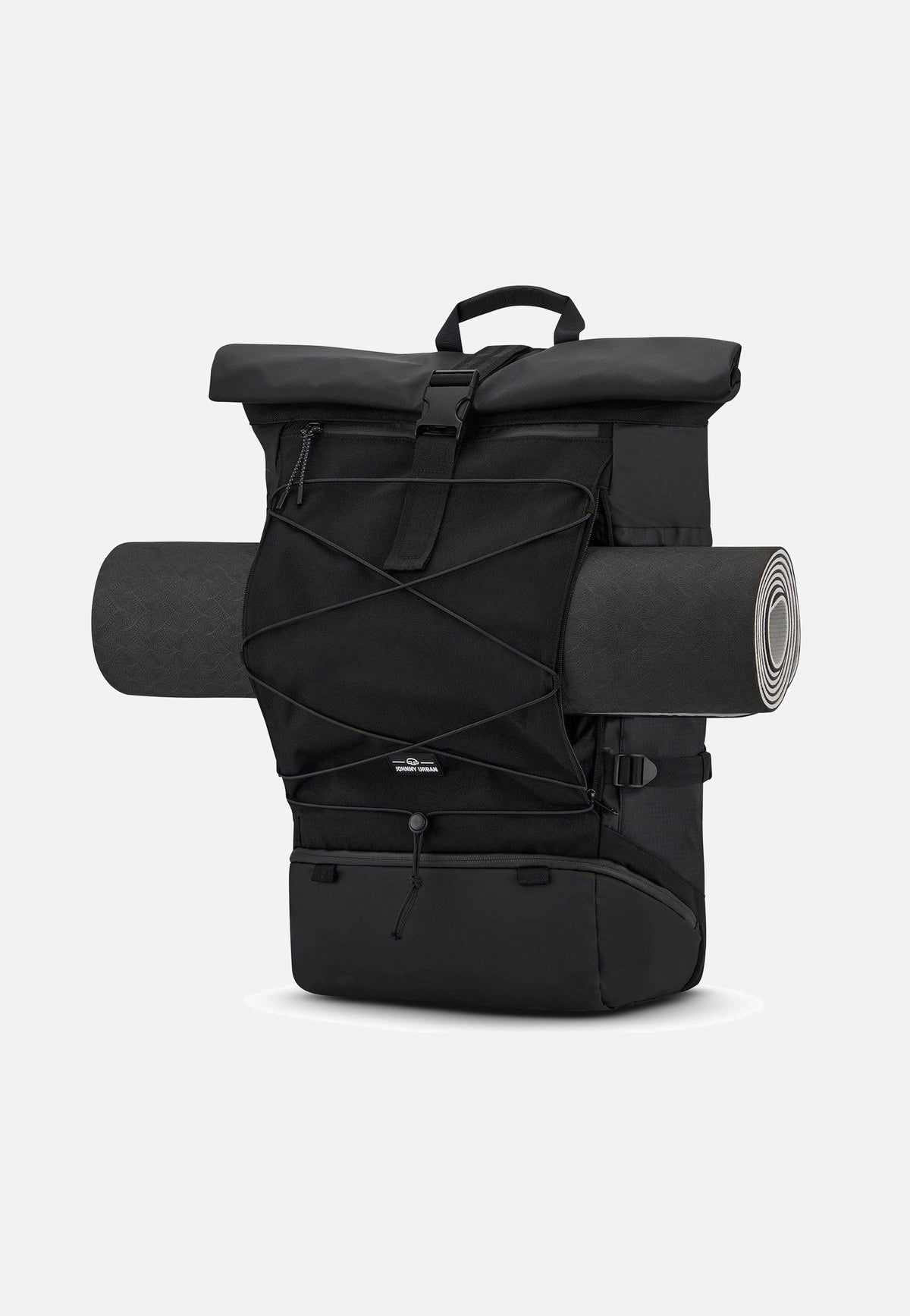 Johnny Urban Allen XL Travel Schwarz Rolltop Rucksack