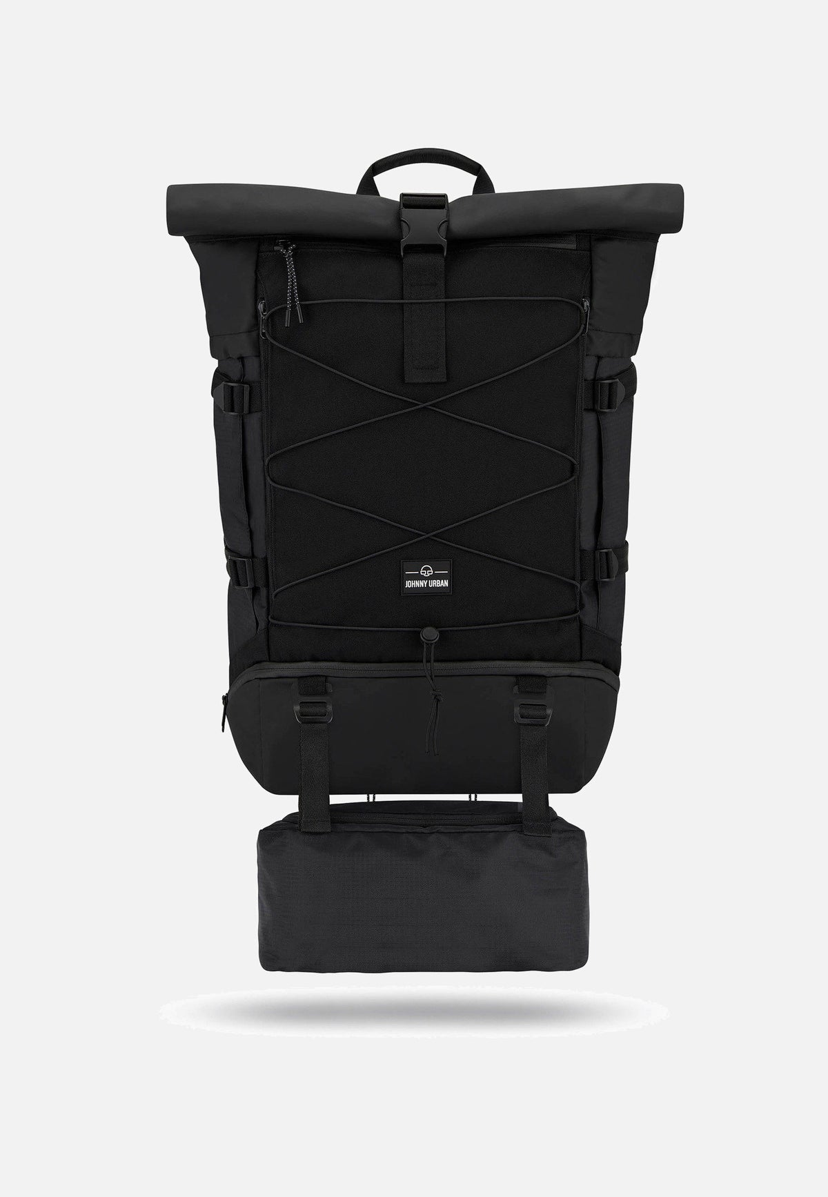 Johnny Urban Allen XL Travel Schwarz Rolltop Rucksack