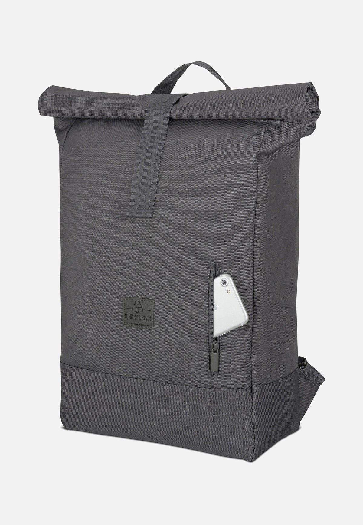Johnny Urban Robin Large Dunkelgrau Rolltop Rucksack
