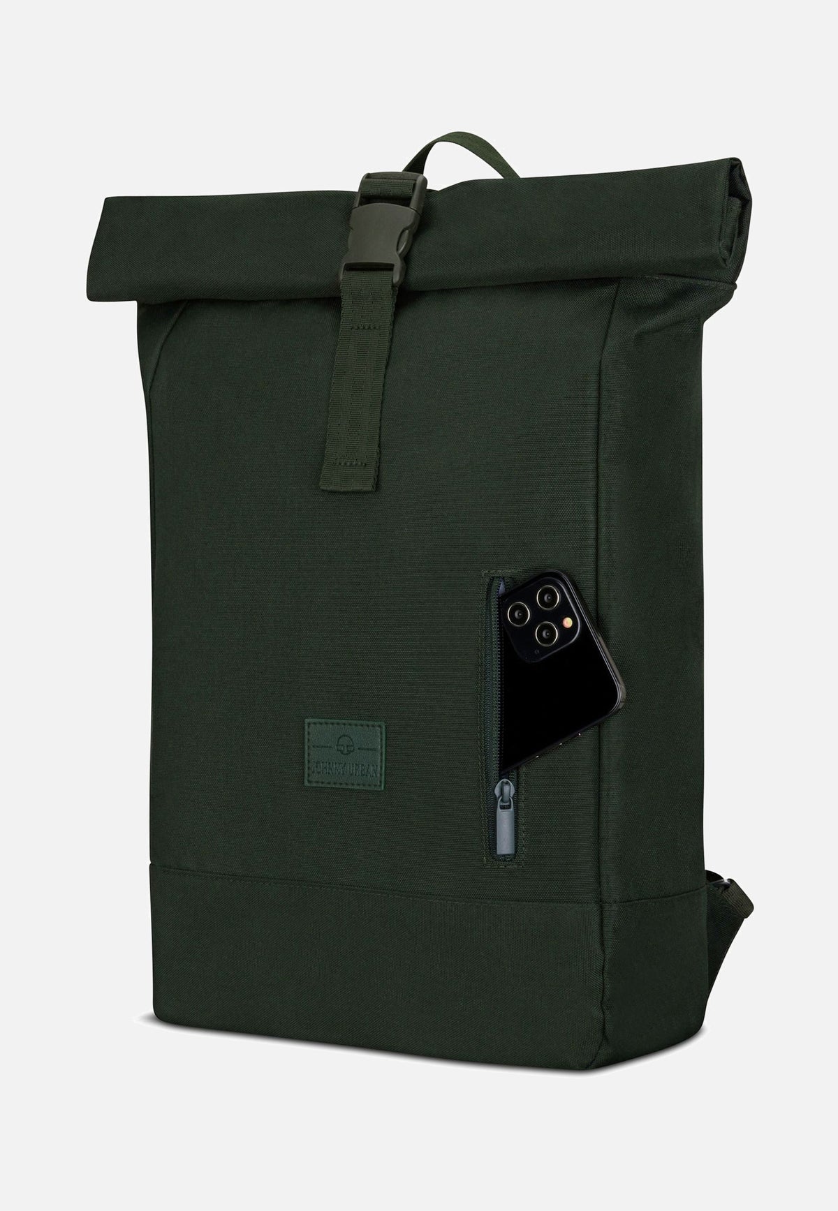 Johnny Urban Robin Medium Dunkelgrün Rolltop Rucksack