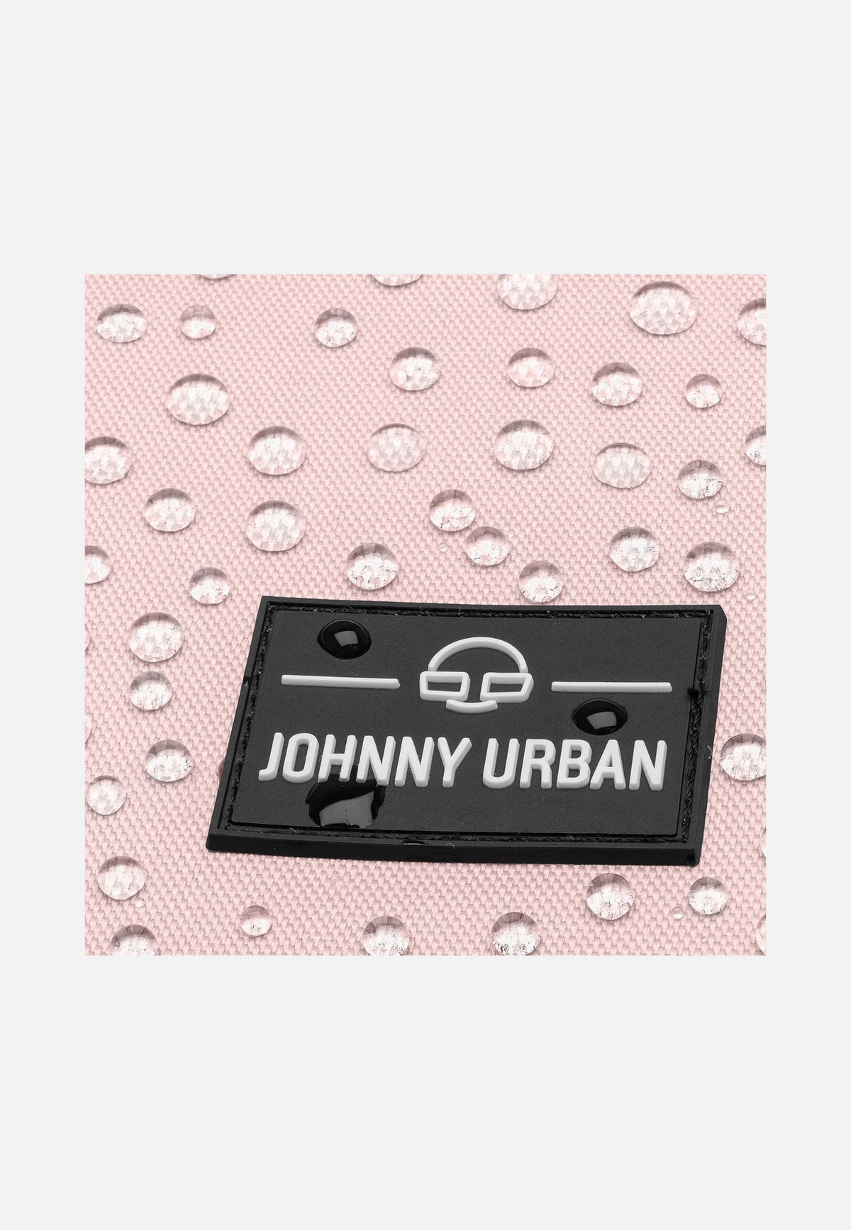 Johnny Urban Ryan Grau-Rosa Rolltop Rucksack
