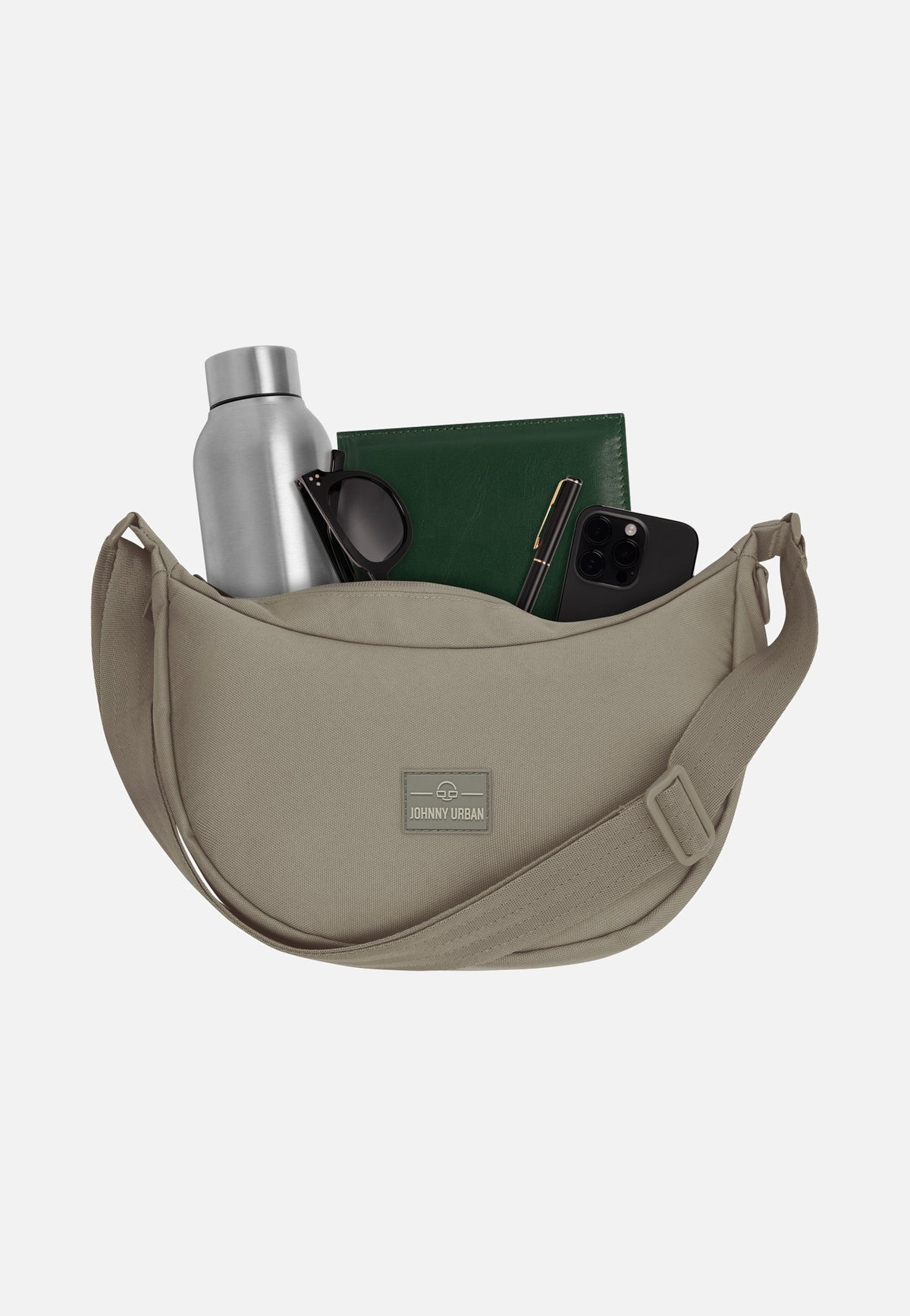 Johnny Urban Ally Medium Desert Grey Crossbody Bag