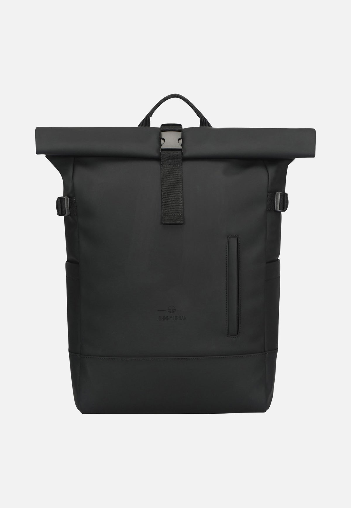 Johnny Urban Harvey Large Black Rolltop Rucksack