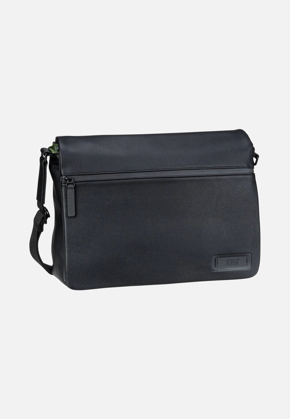 Jost Riga Flap L Black Messenger Bag