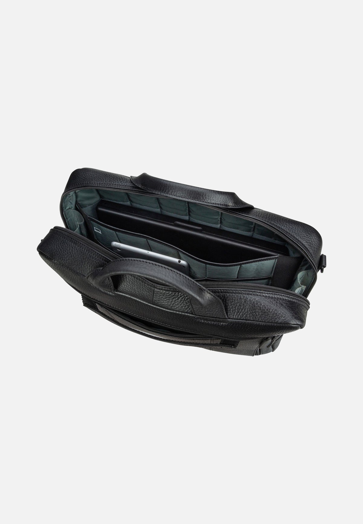 Jost Stockholm Business Bag M 1 Comp Black Aktentasche