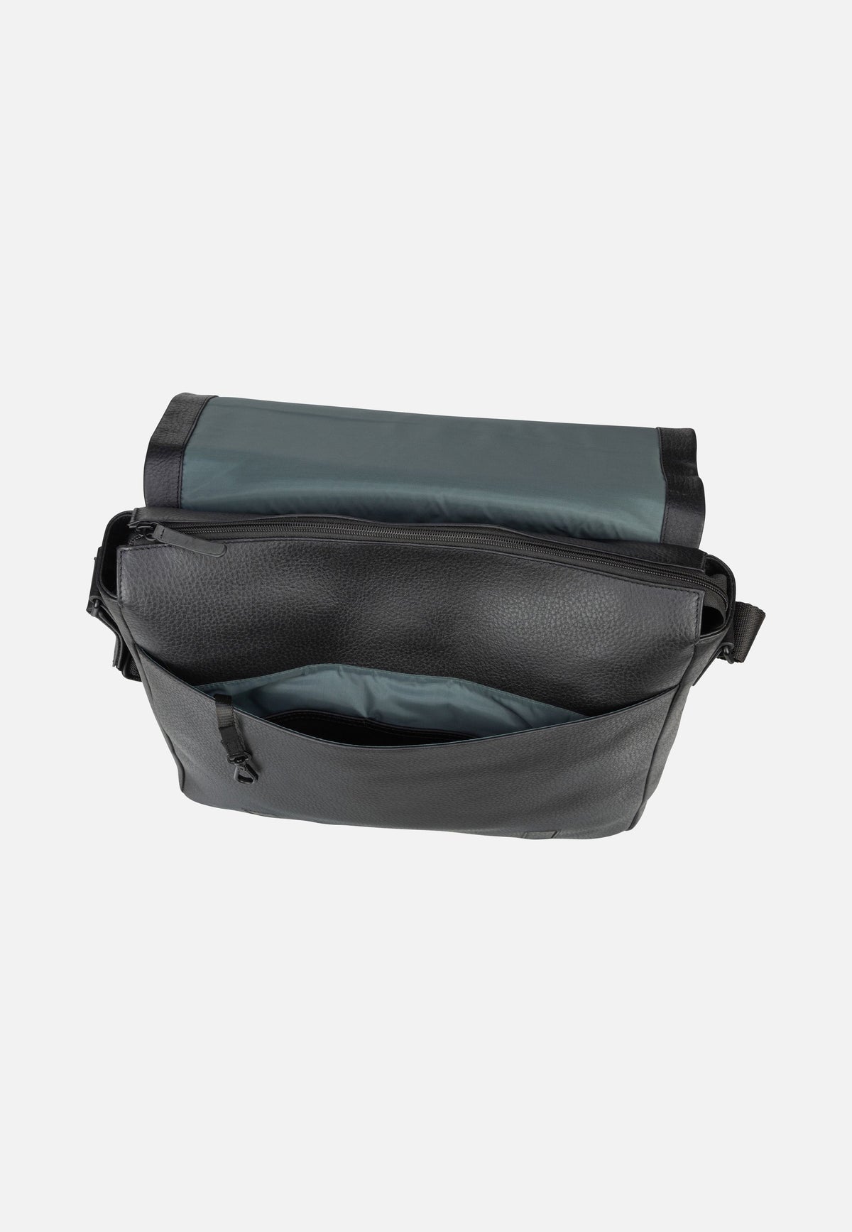 Jost Stockholm Flap L Black Messenger Bag
