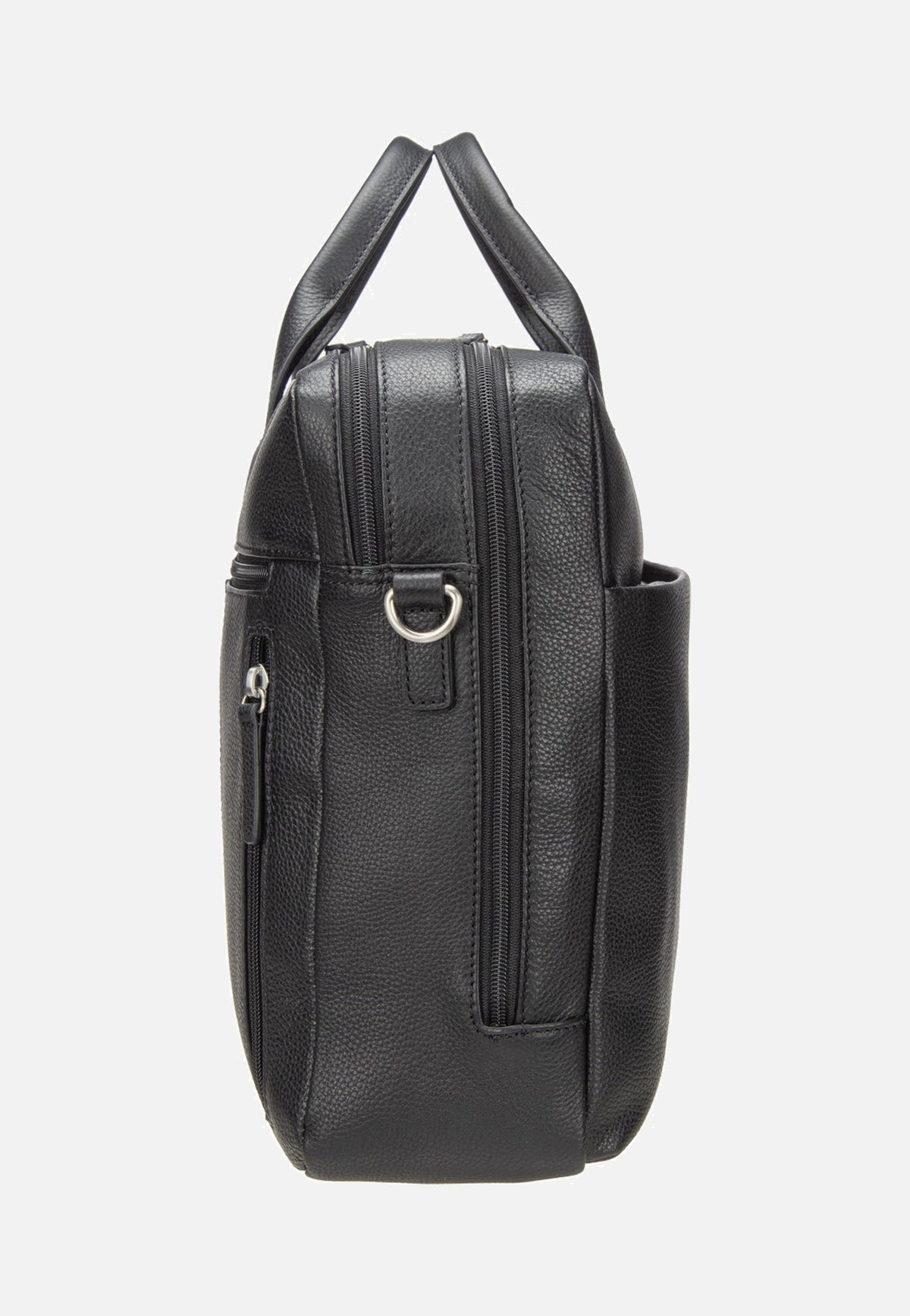 Jost Frankfurt Business Bag 2C Black Aktentasche