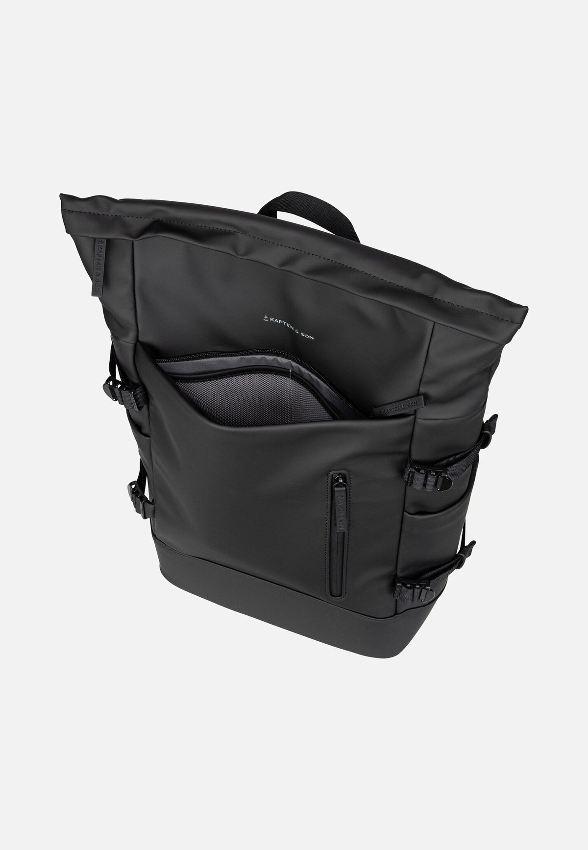 Kapten & Son Helsinki Pro All Black Rucksack