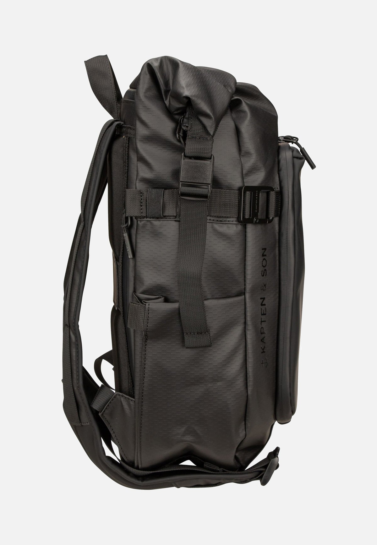 Kapten & Son Lisbon Small All Black Rucksack