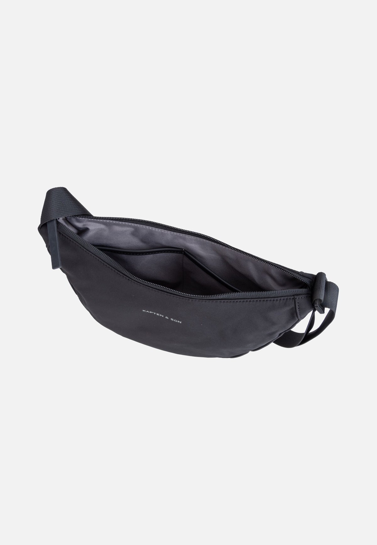 Kapten & Son Essential Moon Bag All Black Crossbody Bag